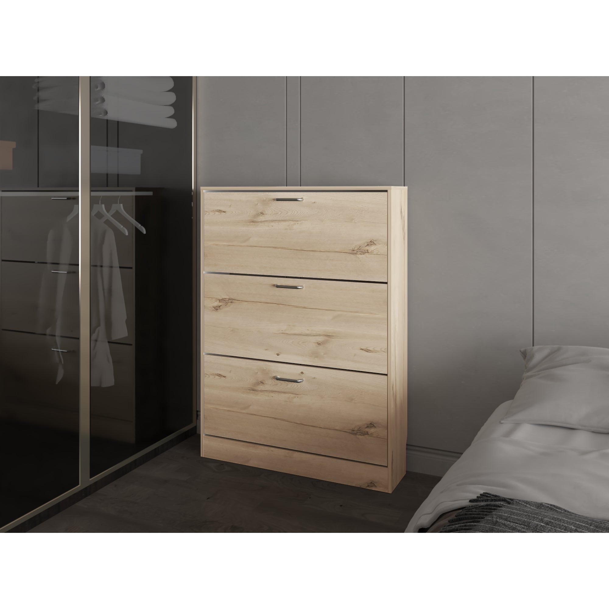 ZAPATERO ORGANIZADOR Z DUNA Y BLANCO 128X94X24 CM - 10