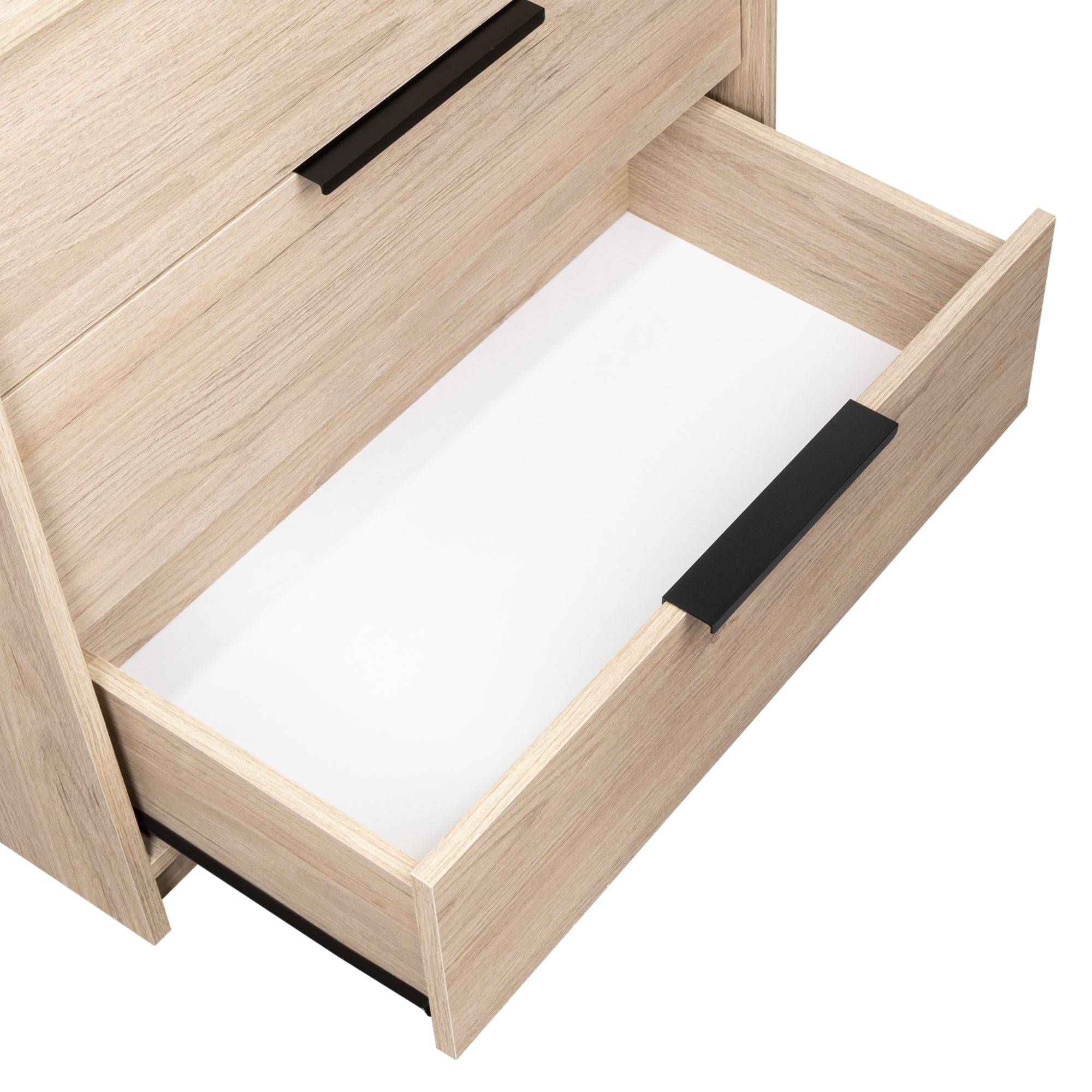COMODA KAIA CAJONES ROVERE Y BLANCO - 8