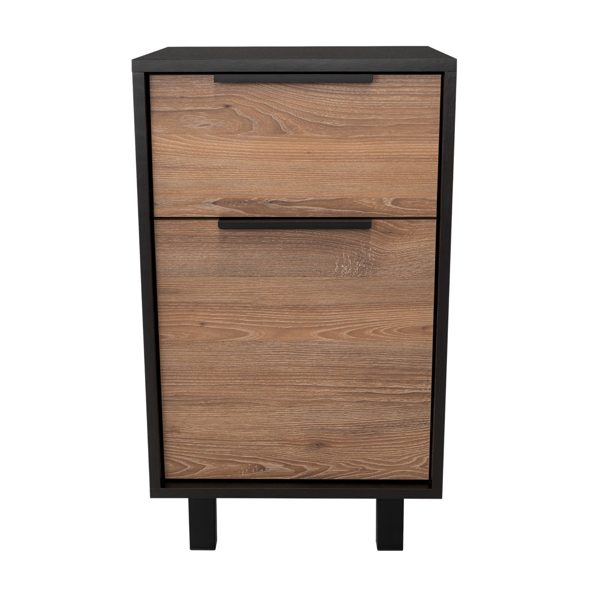 VELADOR KAIA 1 CAJON 1 PUERTA WENGUE Y MIEL 70X41X36 CM - 4