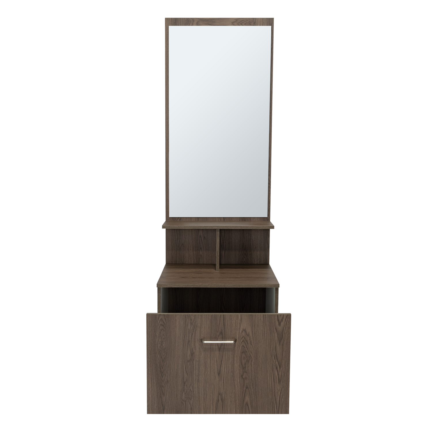 VELADOR MULTIFUNCIONAL Z-54 COÑAC Y BLANCO CON ESPEJO 170X54X47 CM - 6