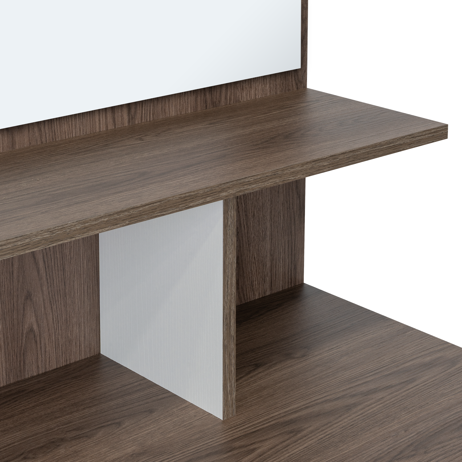 VELADOR MULTIFUNCIONAL Z-54 COÑAC Y BLANCO CON ESPEJO 170X54X47 CM - 9