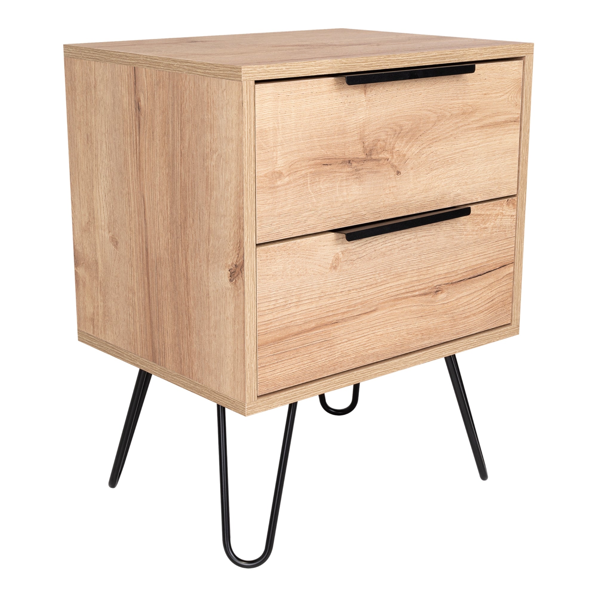 VELADOR CONCEPT 2 CAJONES DUNA Y WENGUE 57X45X34 CM - 3