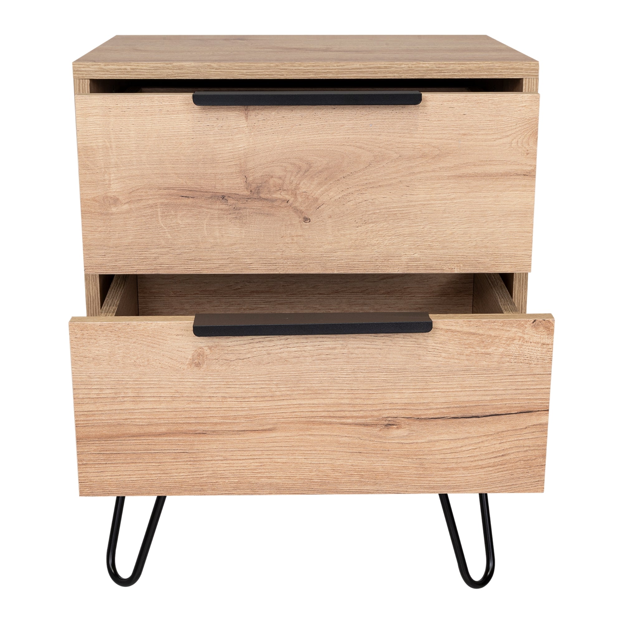 VELADOR CONCEPT 2 CAJONES DUNA Y WENGUE 57X45X34 CM - 4