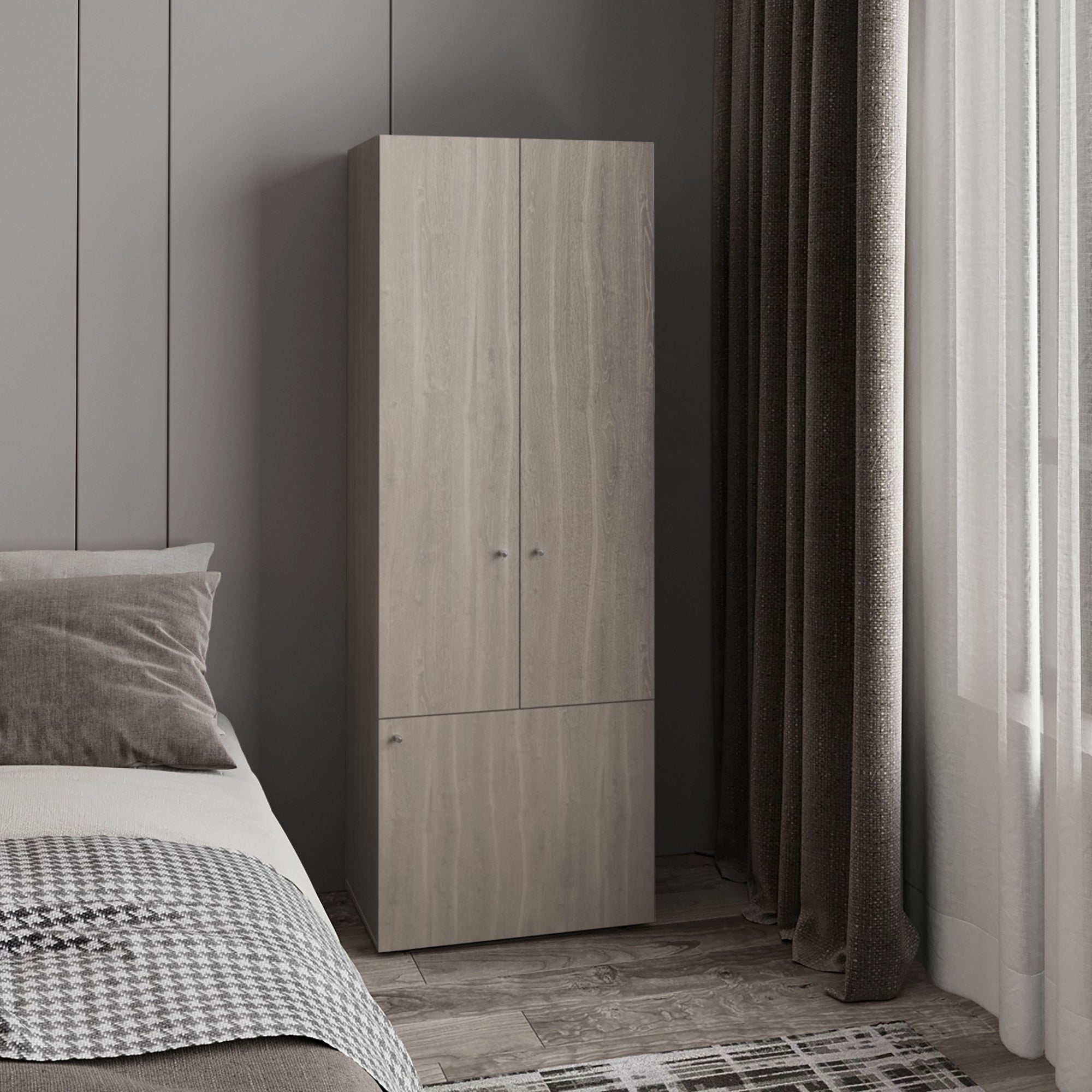 CLOSET 3 PUERTAS TUHOME 170X60X40,2 CM BARDOLINO - 5