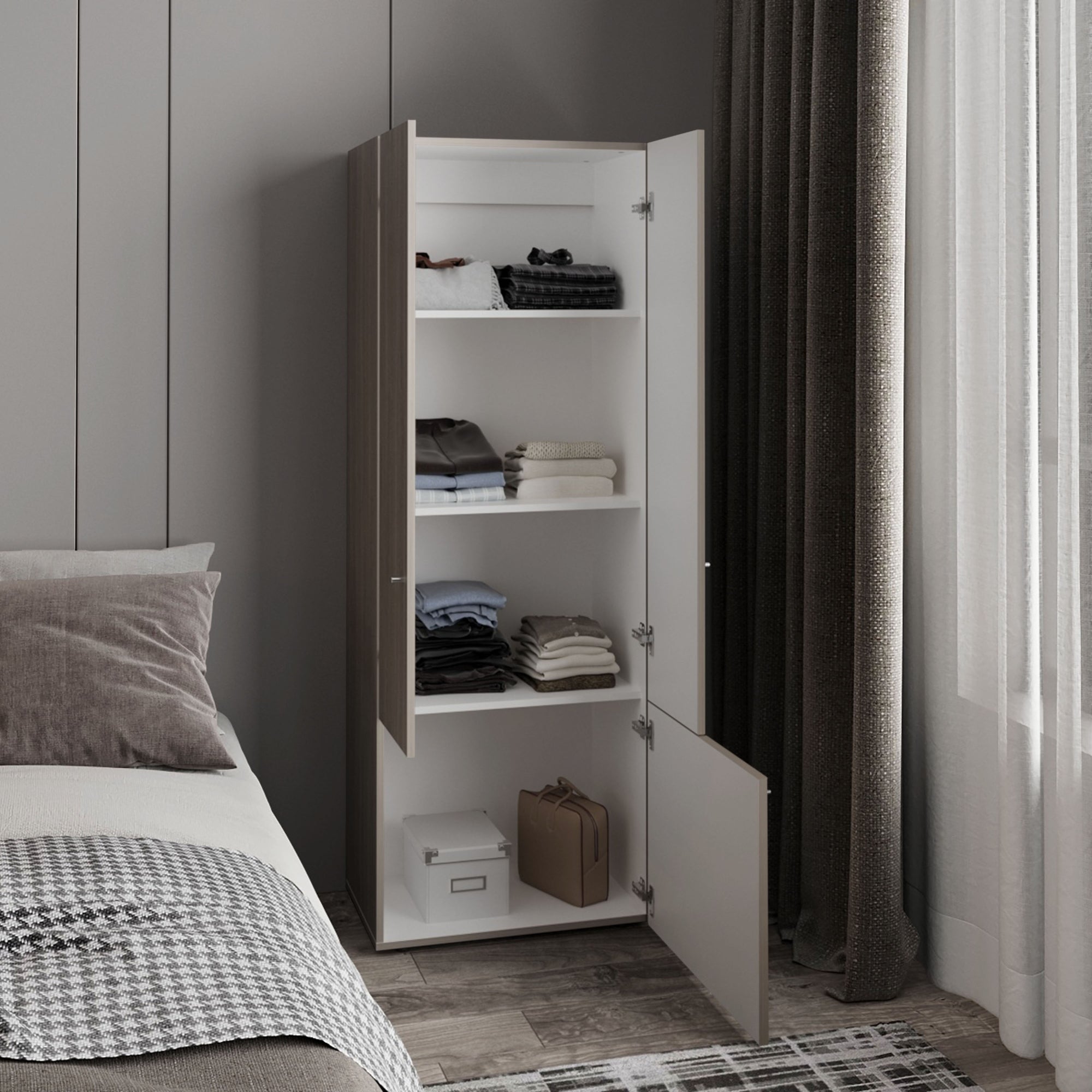 CLOSET 3 PUERTAS TUHOME 170X60X40,2 CM BARDOLINO - 6