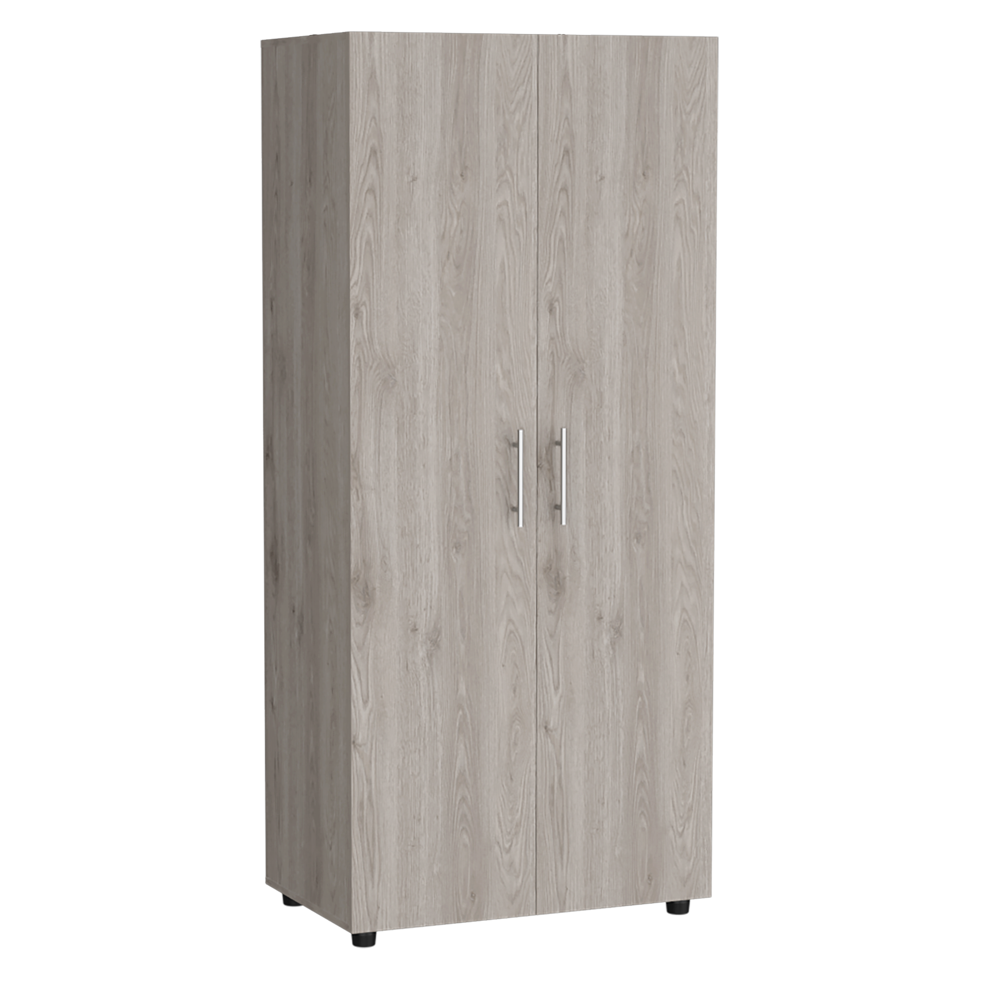 CLOSET TERA 2 PUERTAS CENIZA Y BLANCO 180X180X48 CM - 3