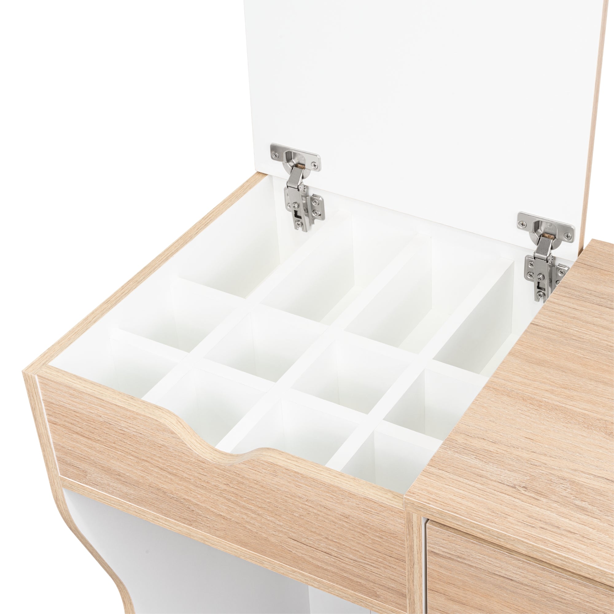 MUEBLE DE TOCADOR PERLA ROVERE BLANCO 78X90X40 CM - 9