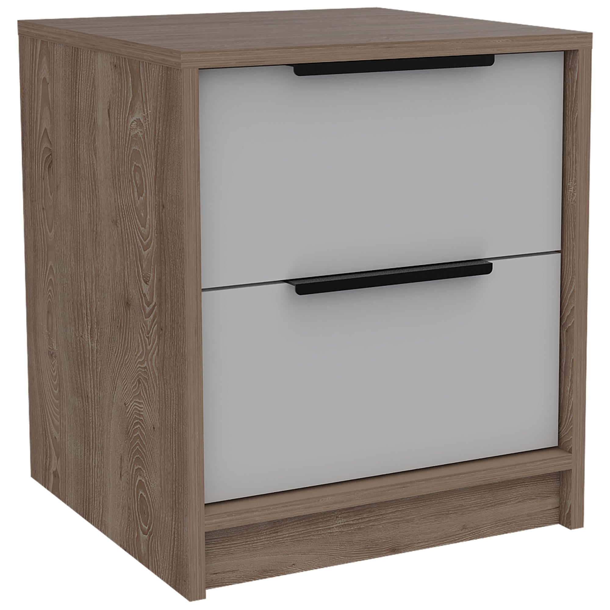VELADOR KAIA 2 CAJONES MIEL Y BLANCO 48X41X36 CM - 3