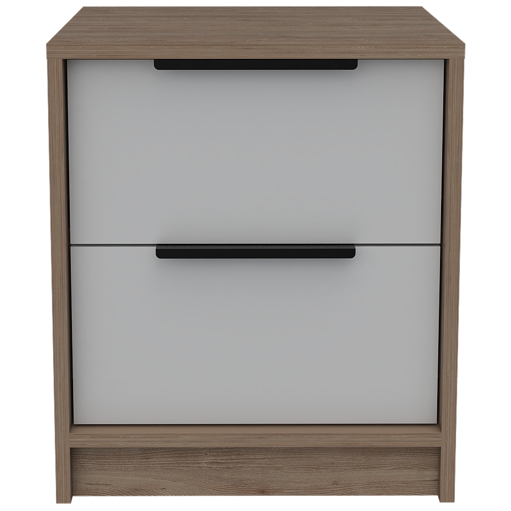 VELADOR KAIA 2 CAJONES MIEL Y BLANCO 48X41X36 CM - 4