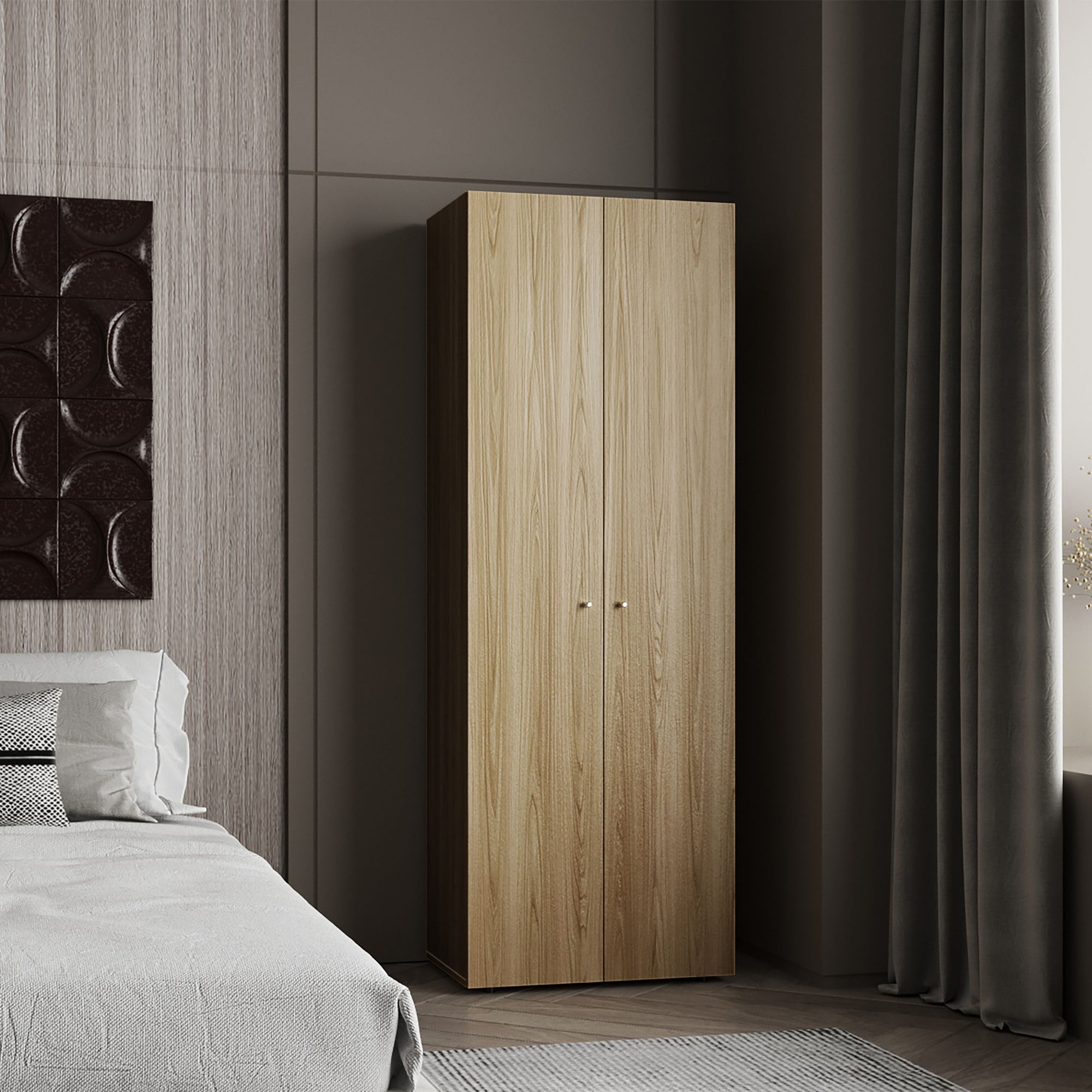 CLOSET 2 PUERTAS TUHOME 170X60X40,2 CM FRESNO - 6