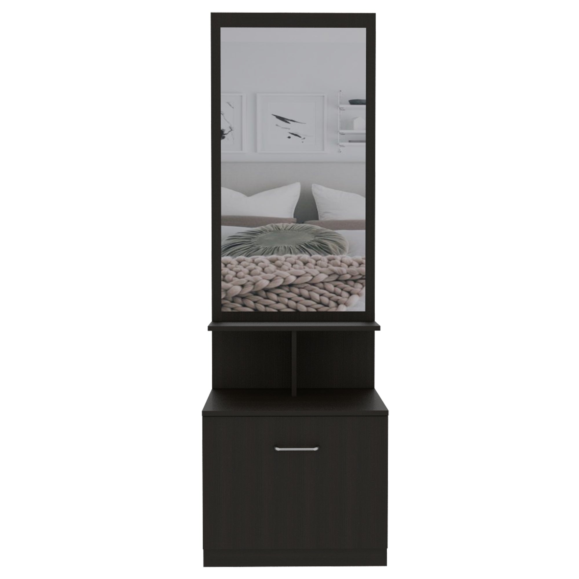 VELADOR MULTIFUNCIONAL Z-54 WENGUE CON ESPEJO 170X54X47 CM - 6