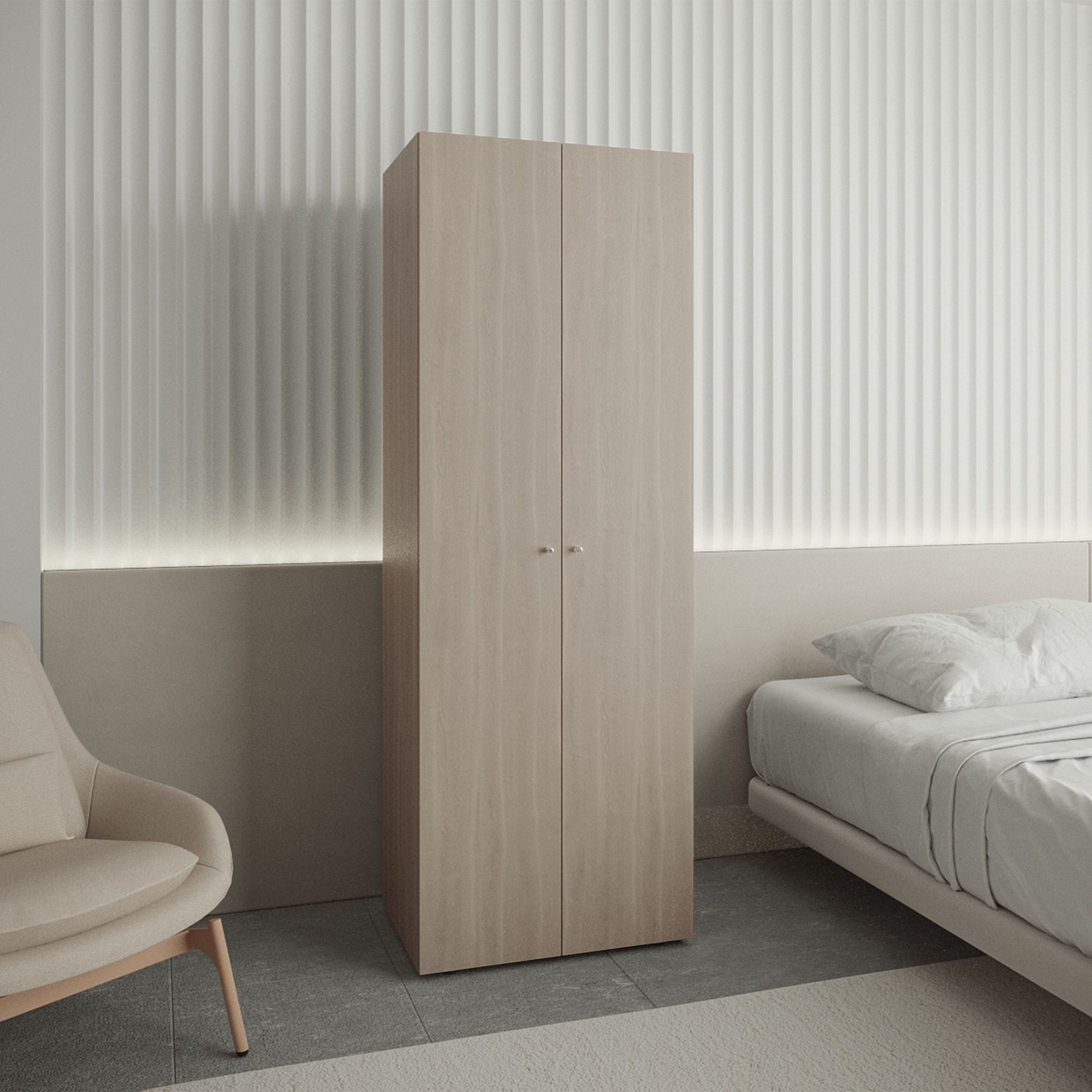 CLOSET COLGADOR 2 PUERTAS TUHOME 170X60X40,2 CM BARDOLINO - 6