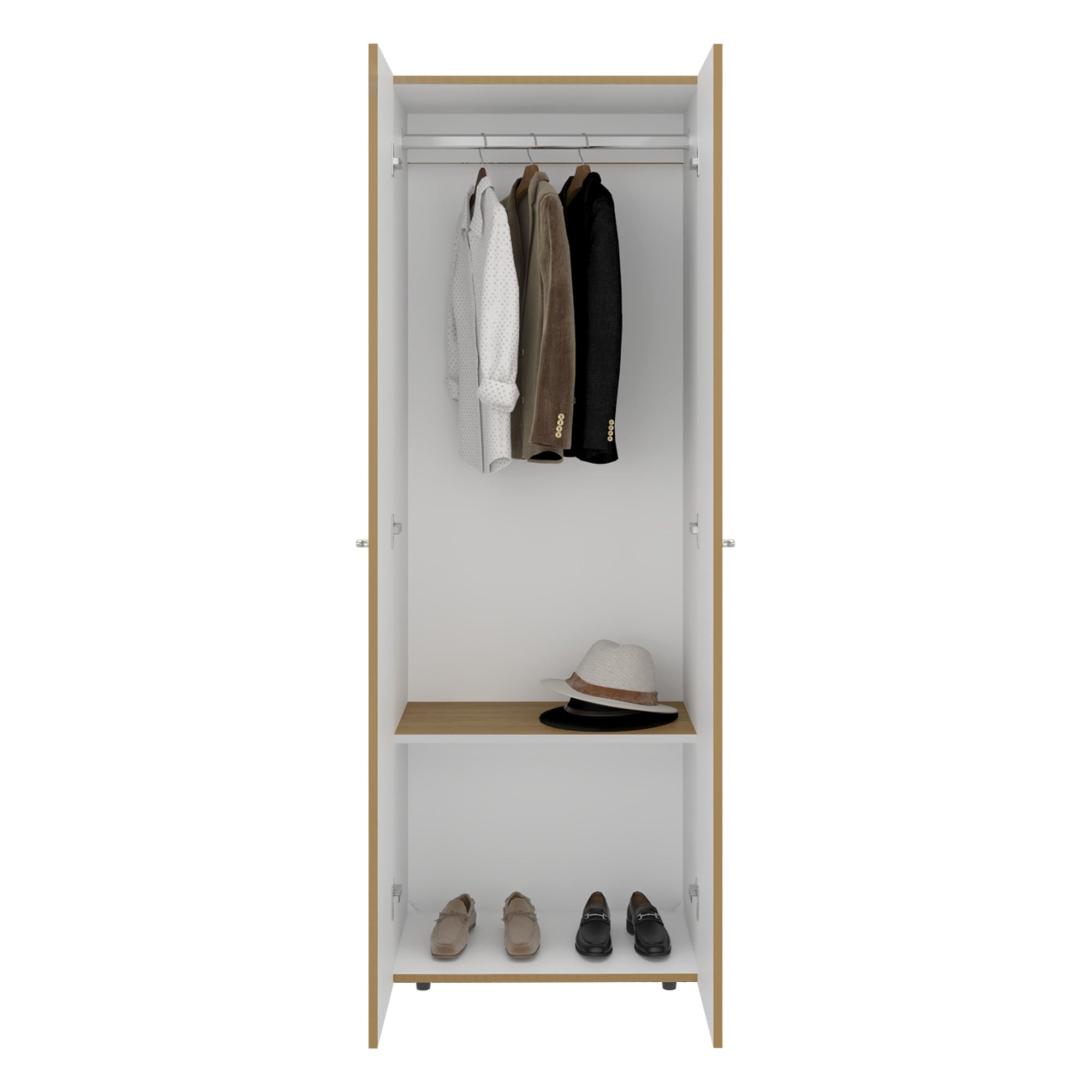 CLOSET COLGADOR 2 PUERTAS TUHOME 170X60X40,2 CM FRESNO - 2