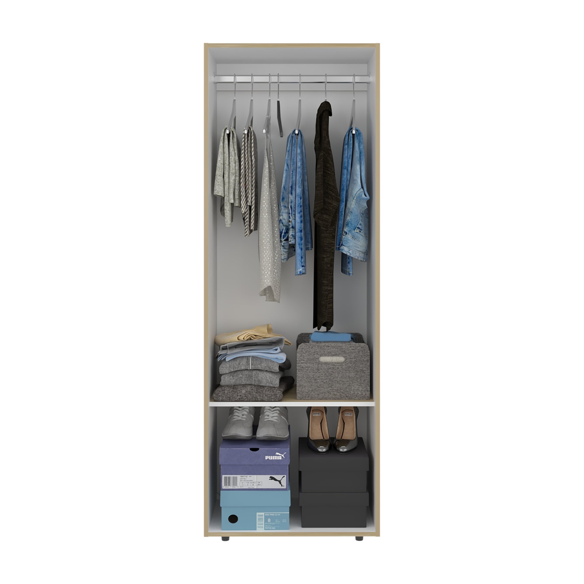 CLOSET COLGADOR 2 PUERTAS TUHOME 170X60X40,2 CM FRESNO - 5