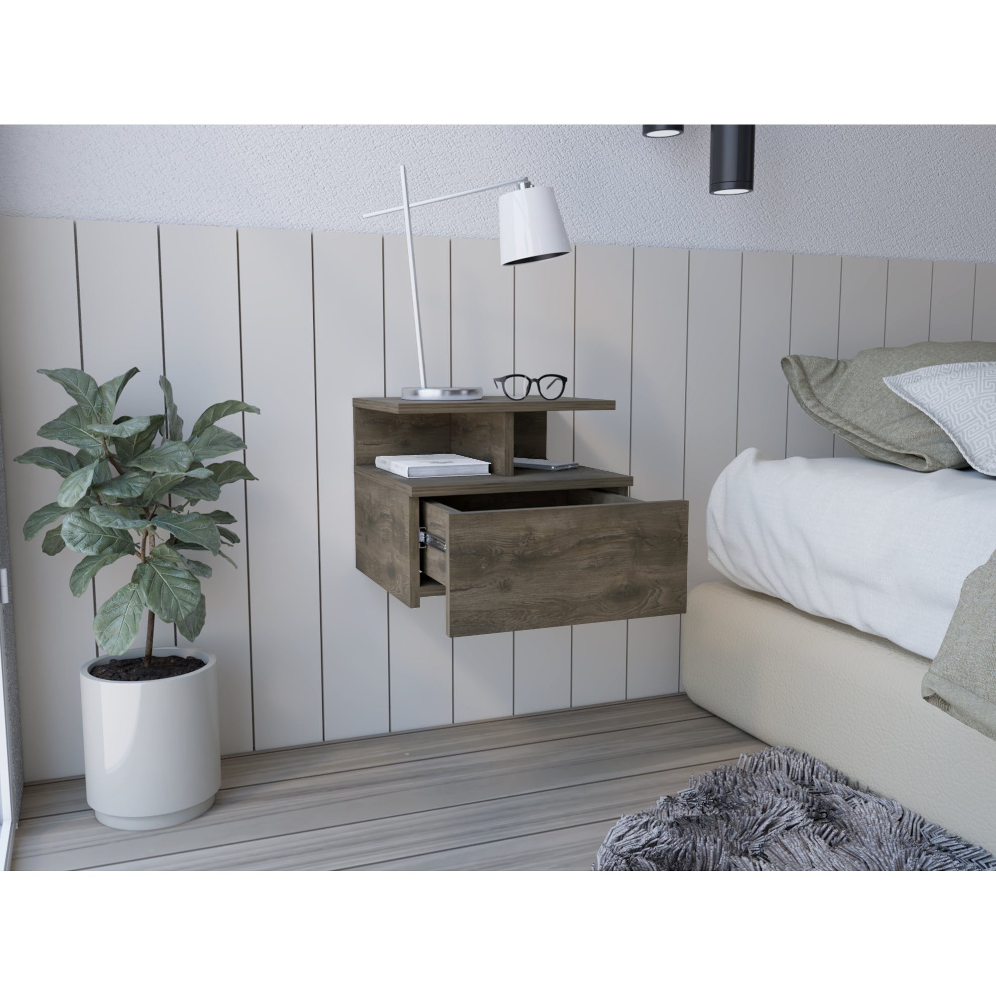 VELADOR FLOTANTE DREAMS 1 CAJON BELLOTA 29X35X33 CM - 6