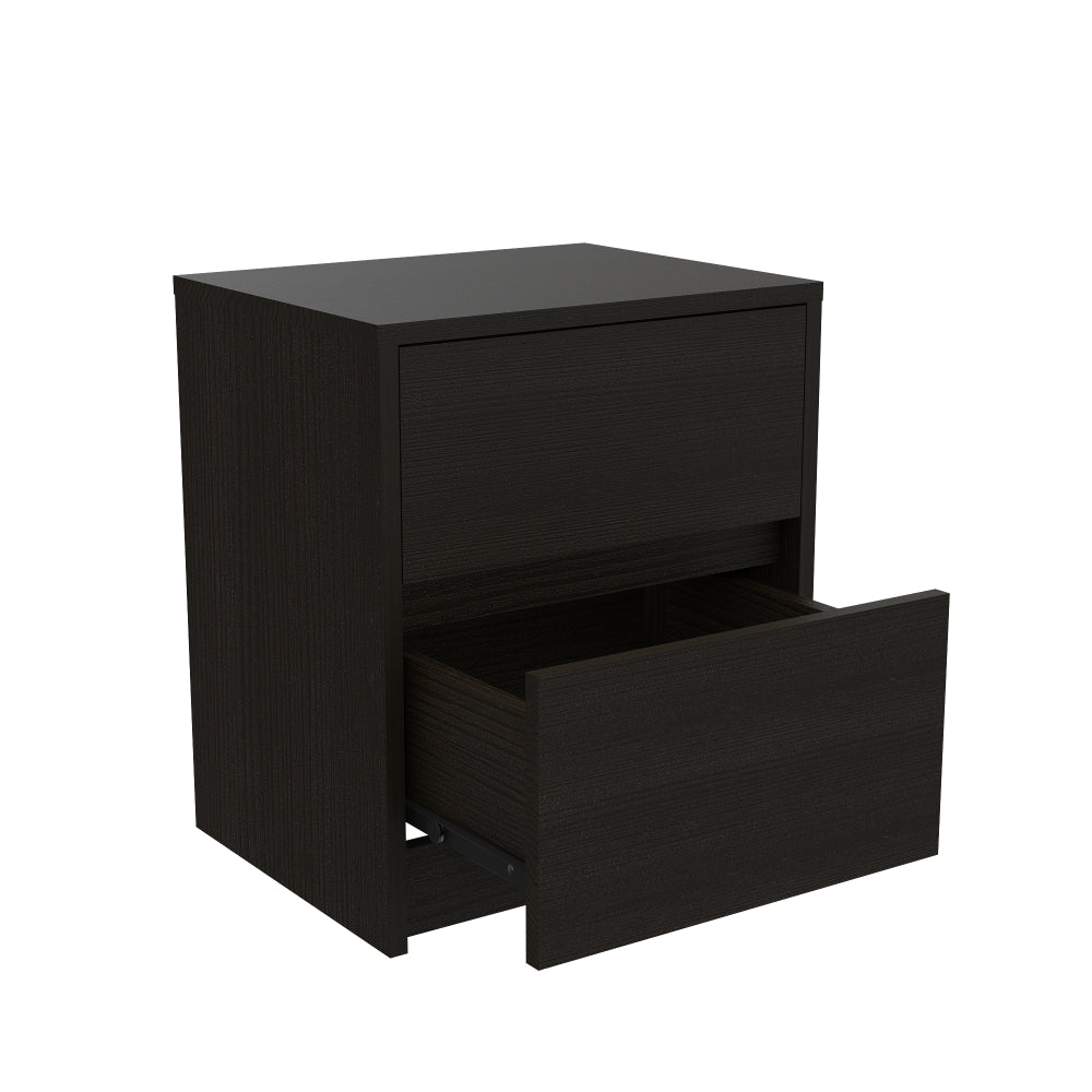 VELADOR TRIVOR 2 CAJONES WENGUE 47X40X32 CM - 2