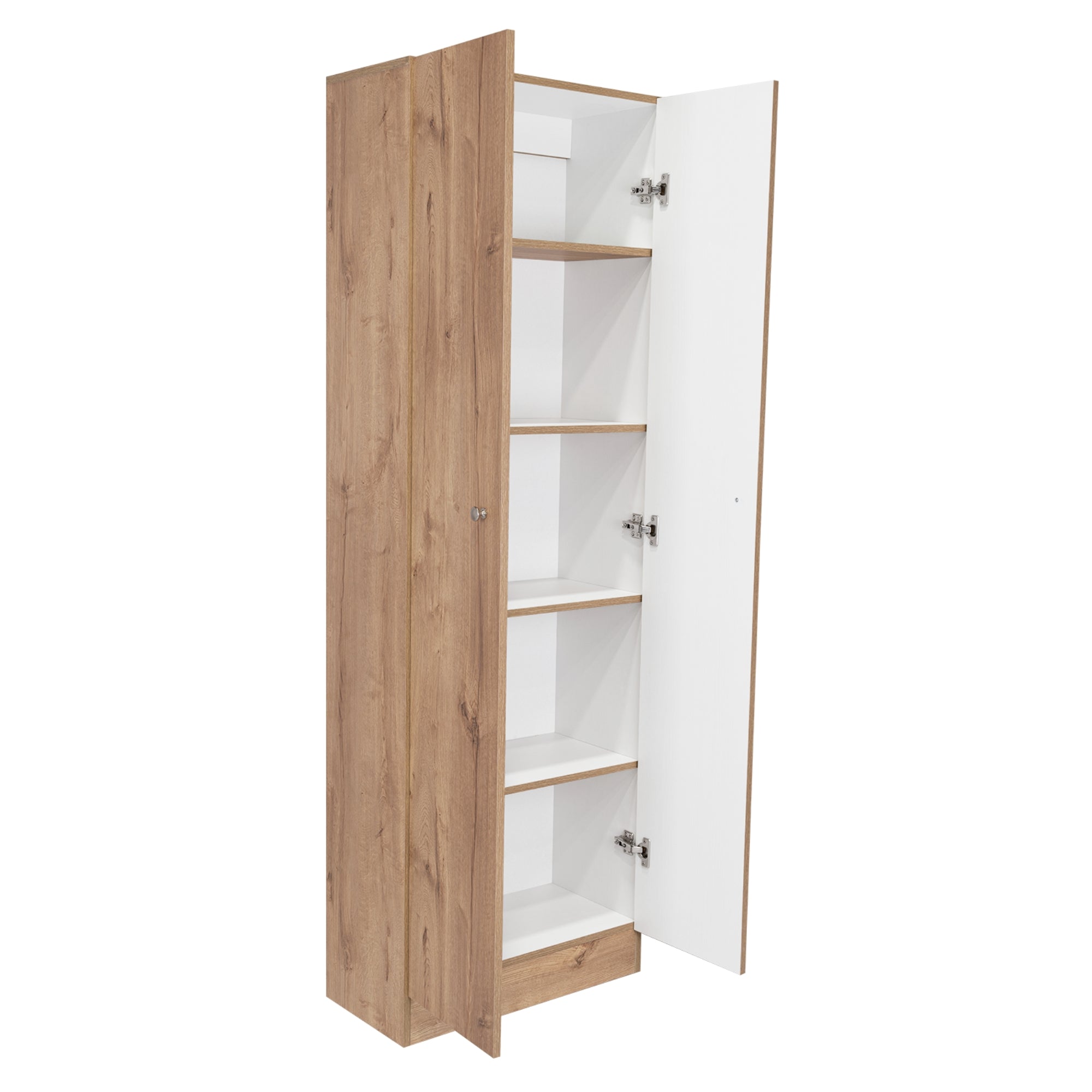CLOSET 2 PUERTAS HOME DUNA Y BLANCO 180X60X30 CM - 8