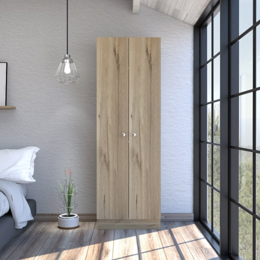 CLOSET 2 PUERTAS HOME DUNA Y BLANCO 180X60X30 CM - 11
