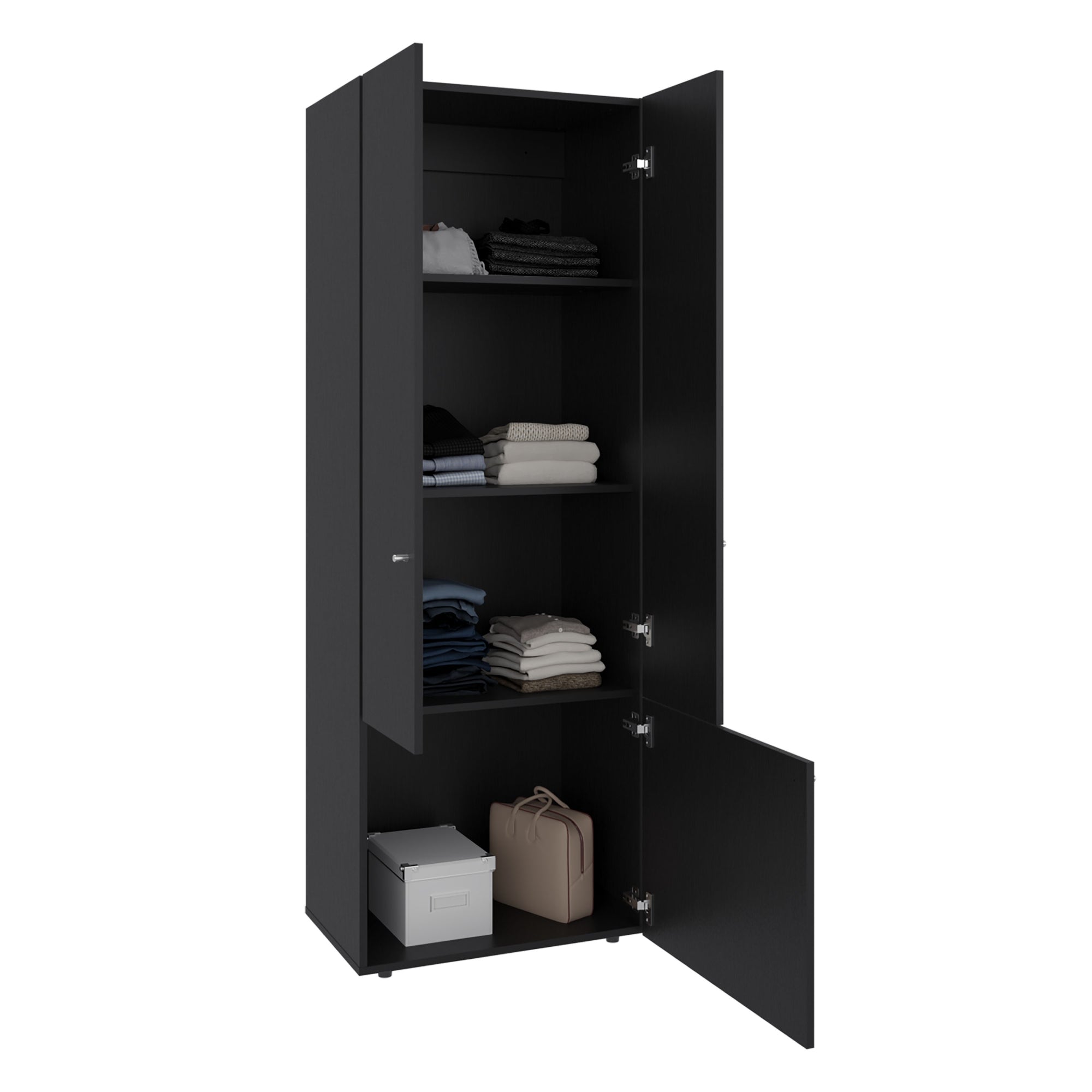 CLOSET 3 PUERTAS TUHOME 170X60X40,2 CM WENGUE - 1