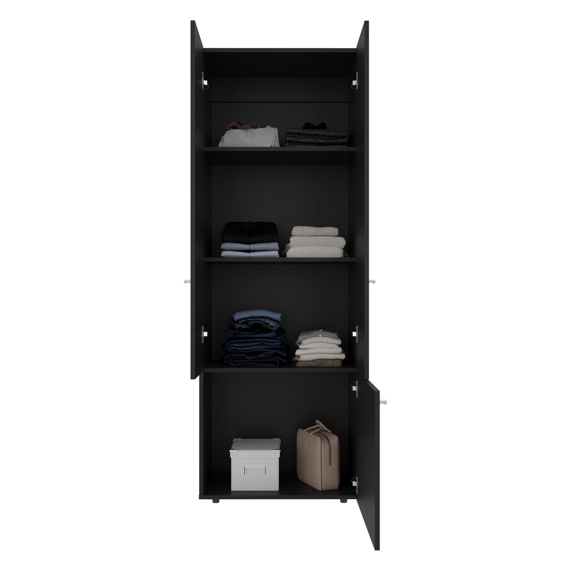 CLOSET 3 PUERTAS TUHOME 170X60X40,2 CM WENGUE - 2