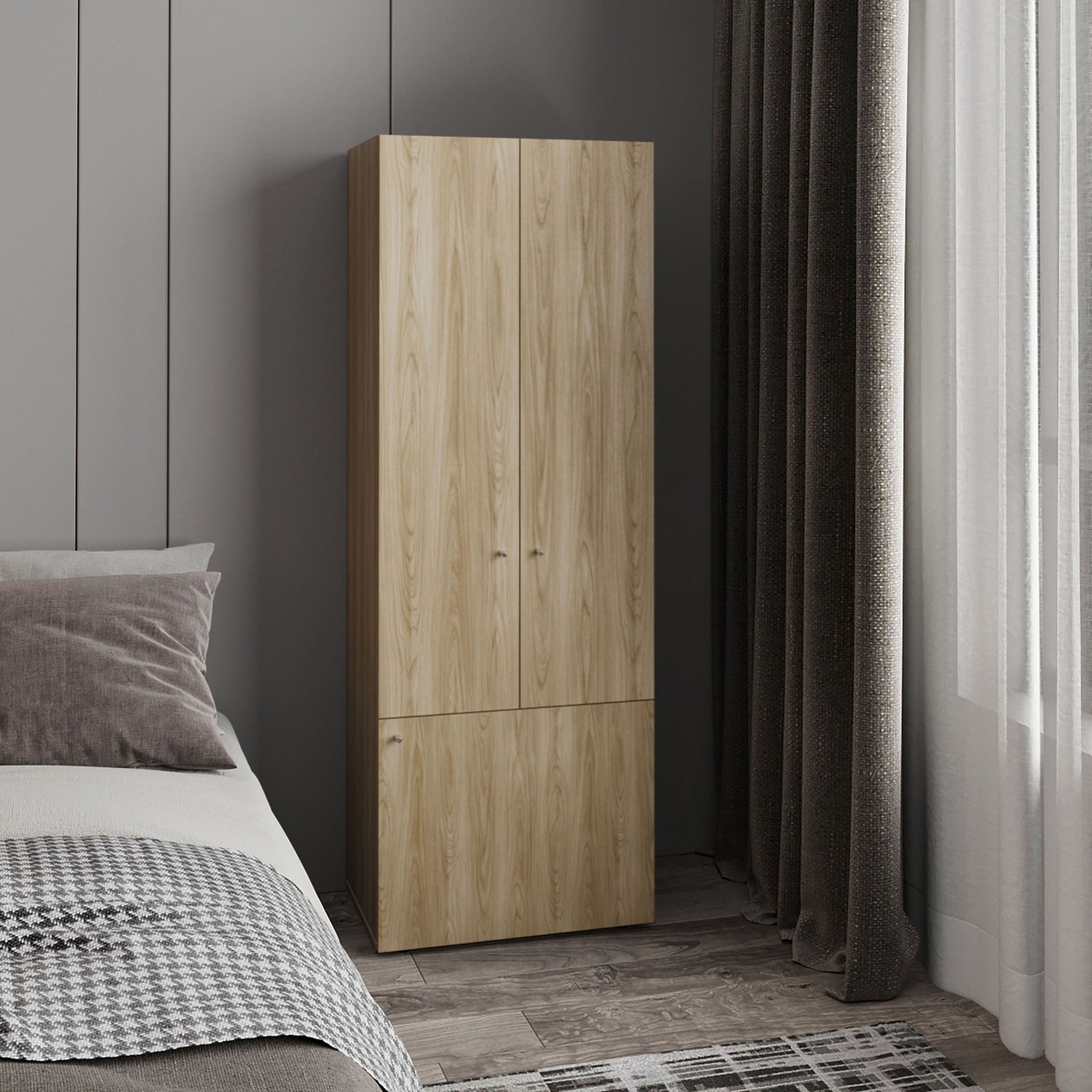 CLOSET 3 PUERTAS TUHOME 170X60X40,2 CM FRESNO - 6