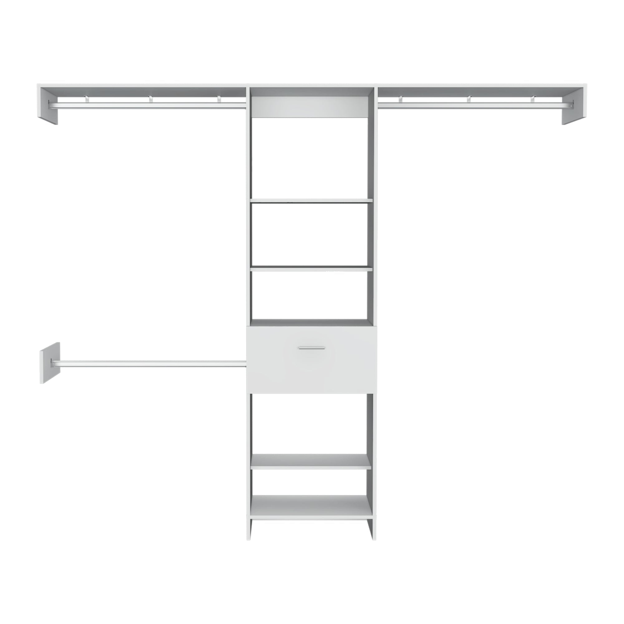 WALKING CLOSET MANCHESTER 1 CAJON BLANCO 210X250X41 CM - 4