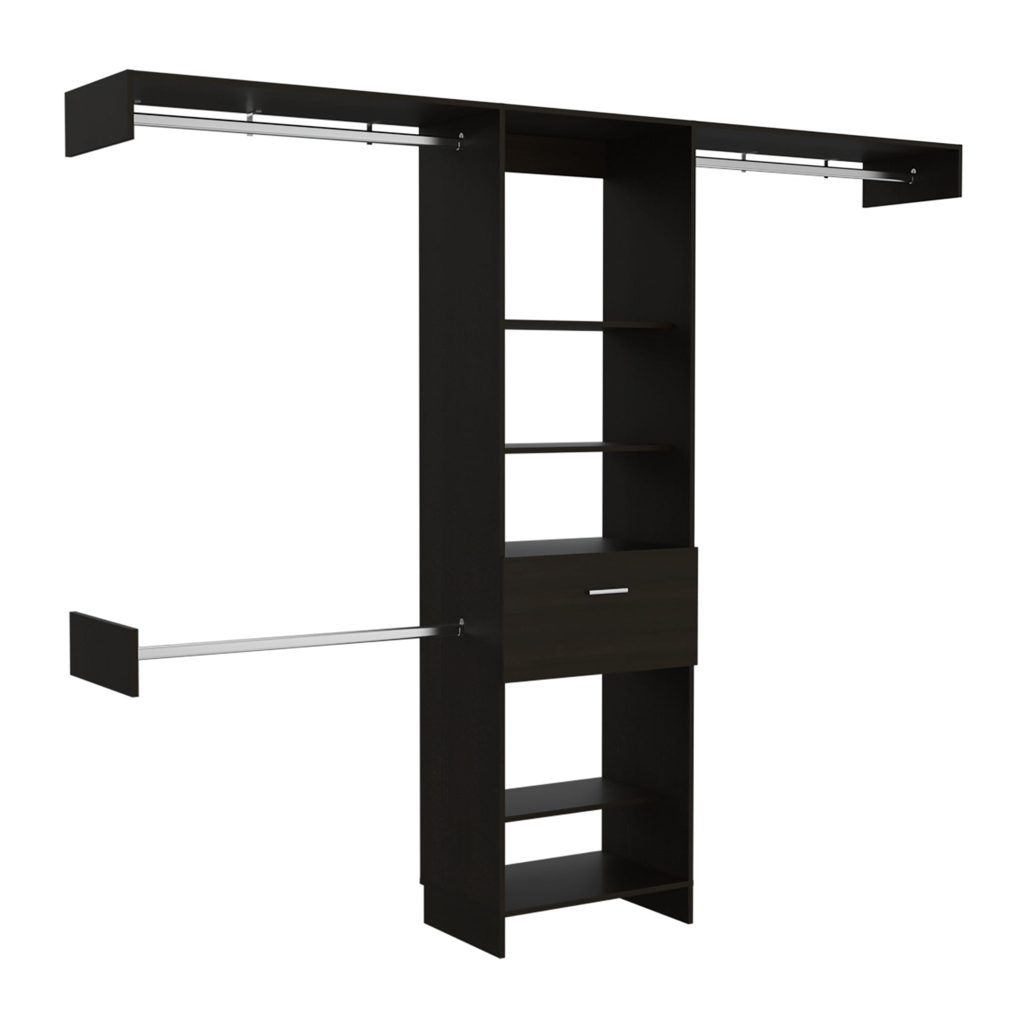 WALKING CLOSET MANCHESTER 1 CAJON WENGUE 210X250X41 CM - 3