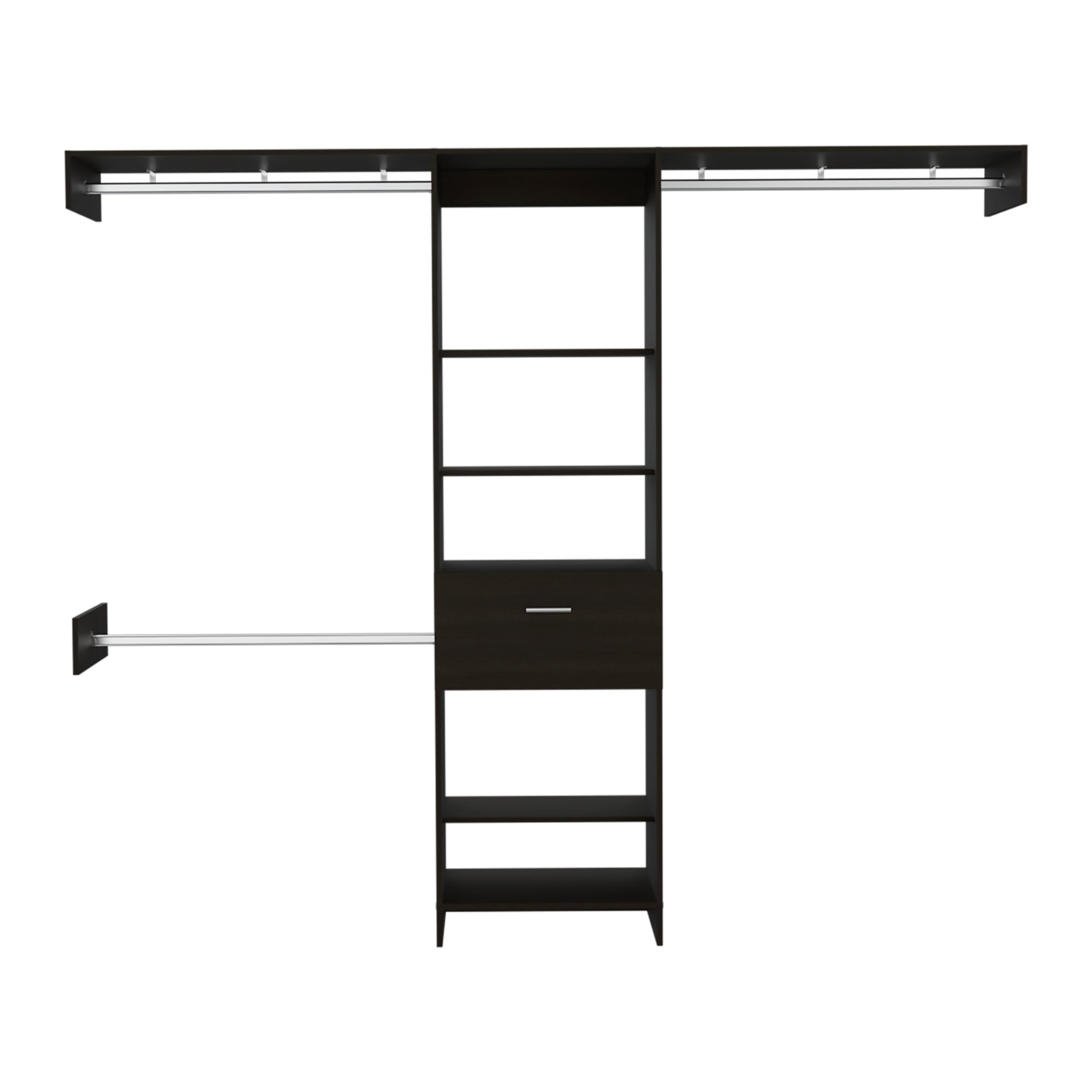 WALKING CLOSET MANCHESTER 1 CAJON WENGUE 210X250X41 CM - 4