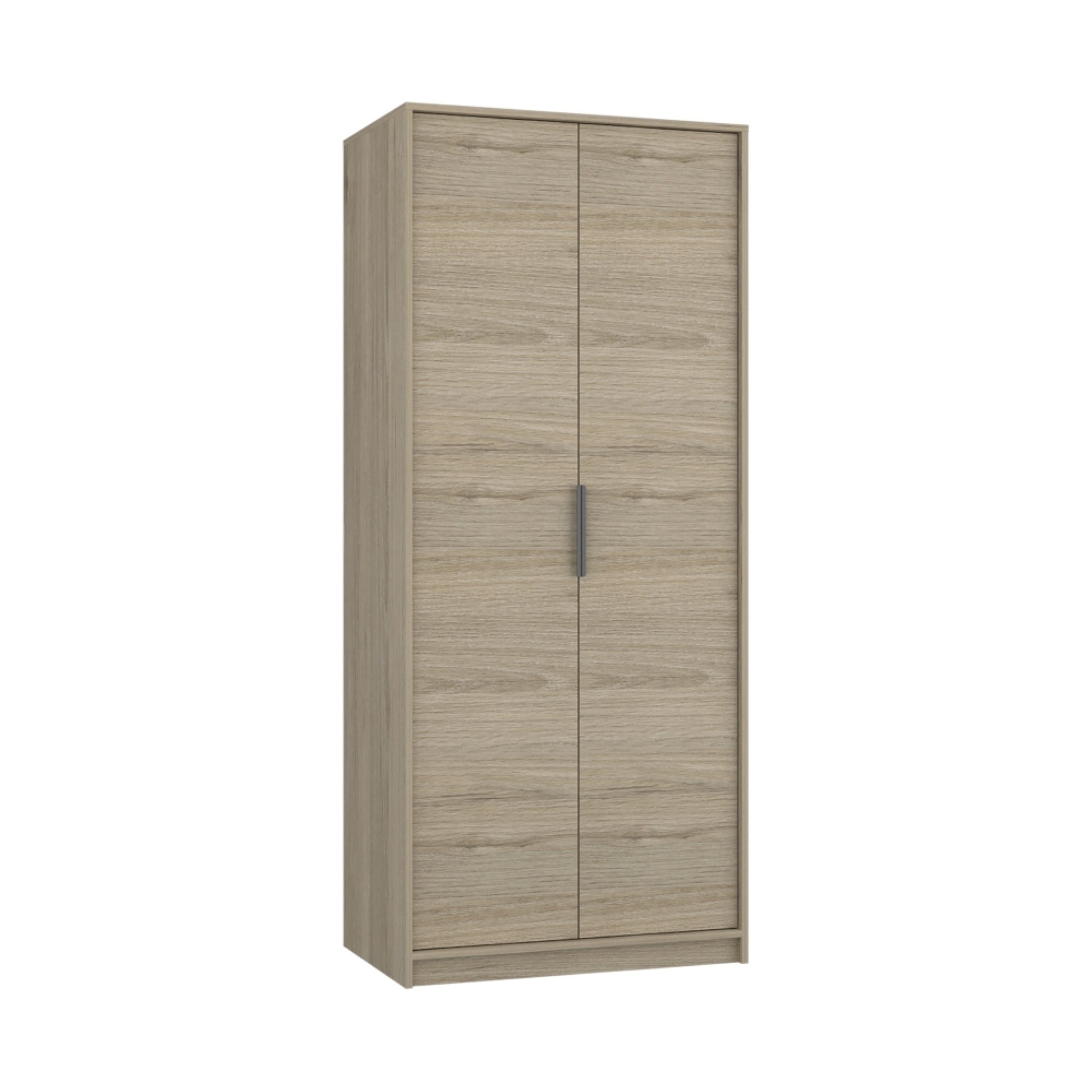 CLOSET KAIA 2 PUERTAS ROVERE Y BLANCO 189X80X52,3 CM - 2