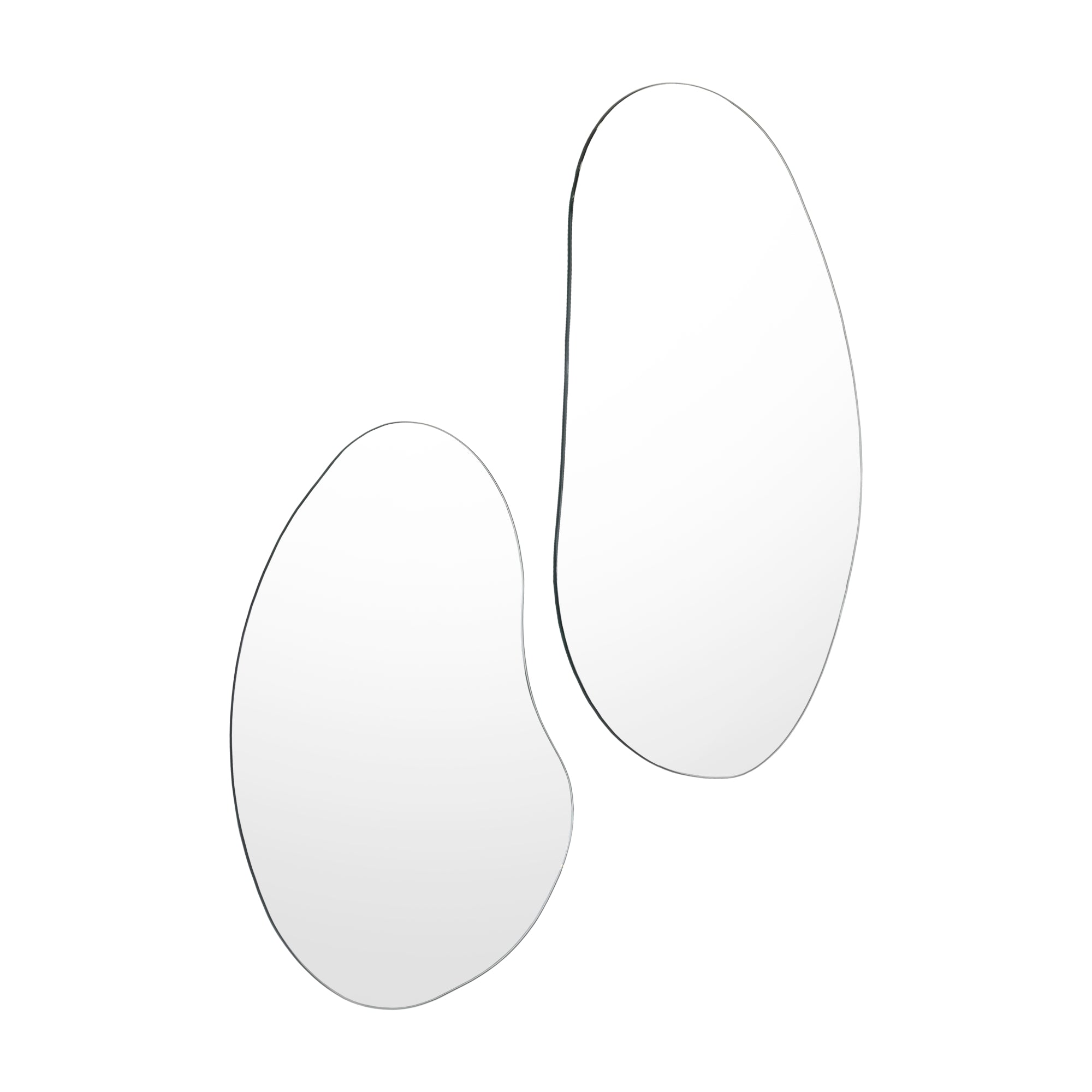 SET X2 ESPEJOS LEO IRREGULARES 80,5X53,5 CM - 4