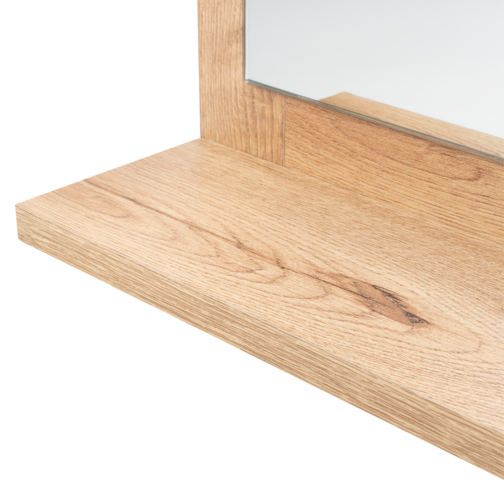 ESPEJO RECTANGULAR MARCO DE MADERA 35X35X10 CM - 5