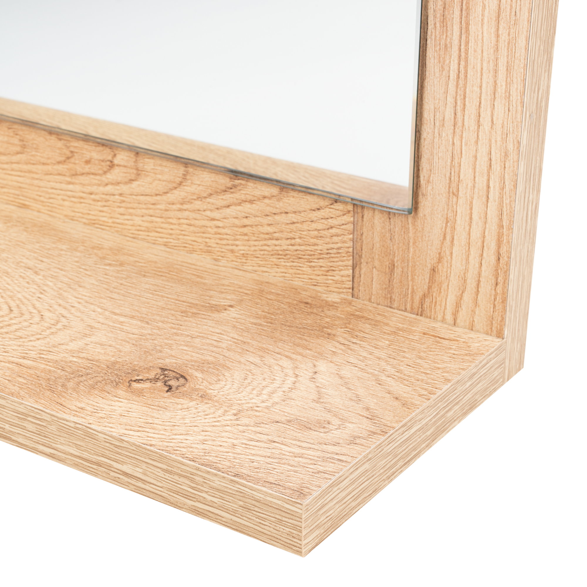 ESPEJO RECTANGULAR MARCO DE MADERA 35X35X10 CM - 7