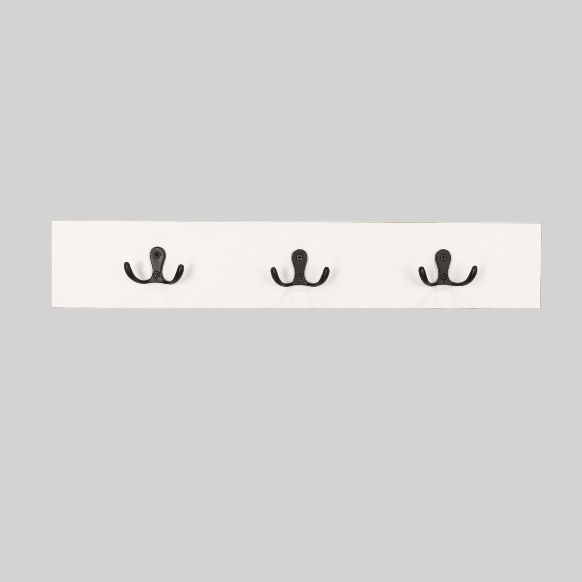 PERCHERO SOCRATES BLANCO 3 GANCHOS 7X40X4 CM - 2
