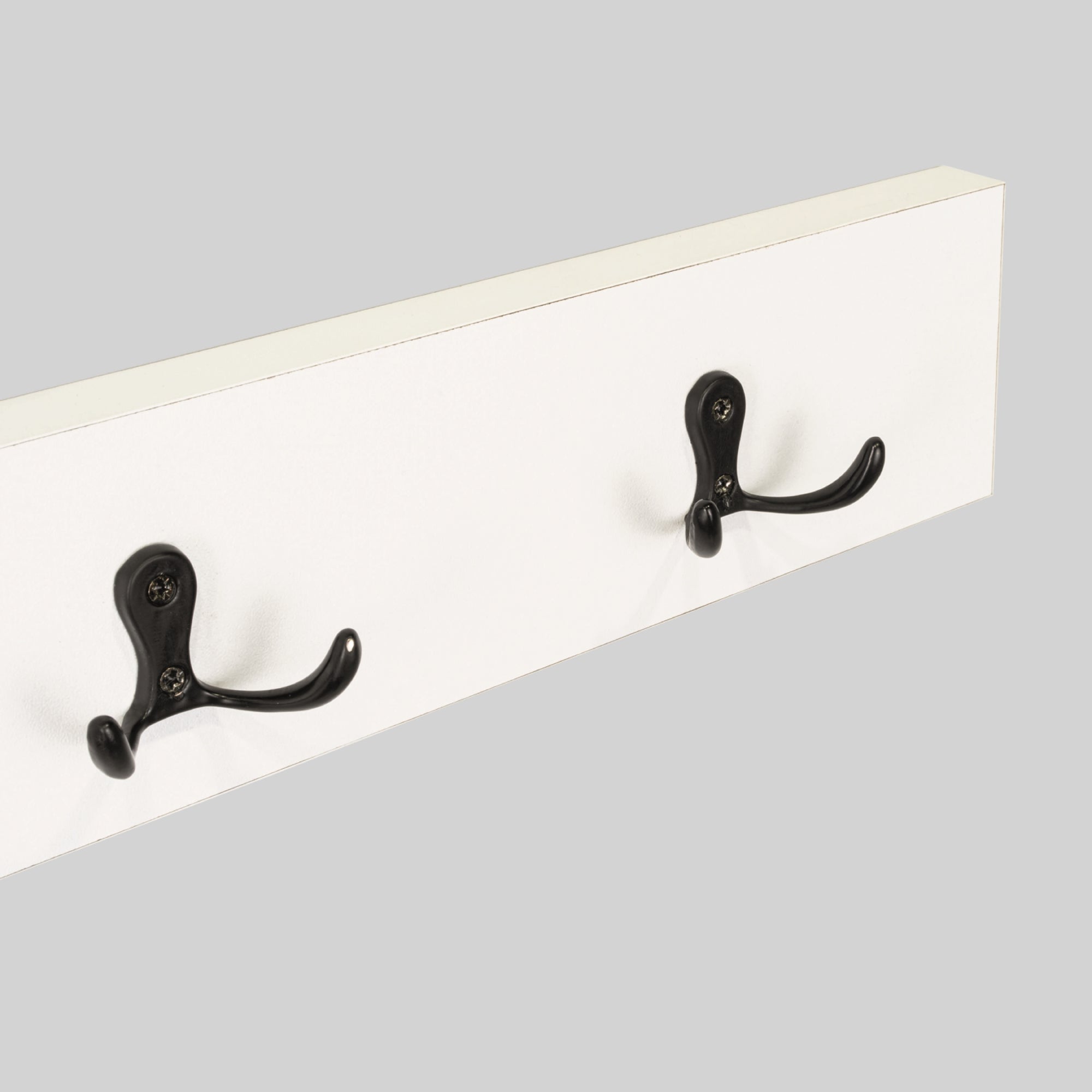PERCHERO SOCRATES BLANCO 3 GANCHOS 7X40X4 CM - 5