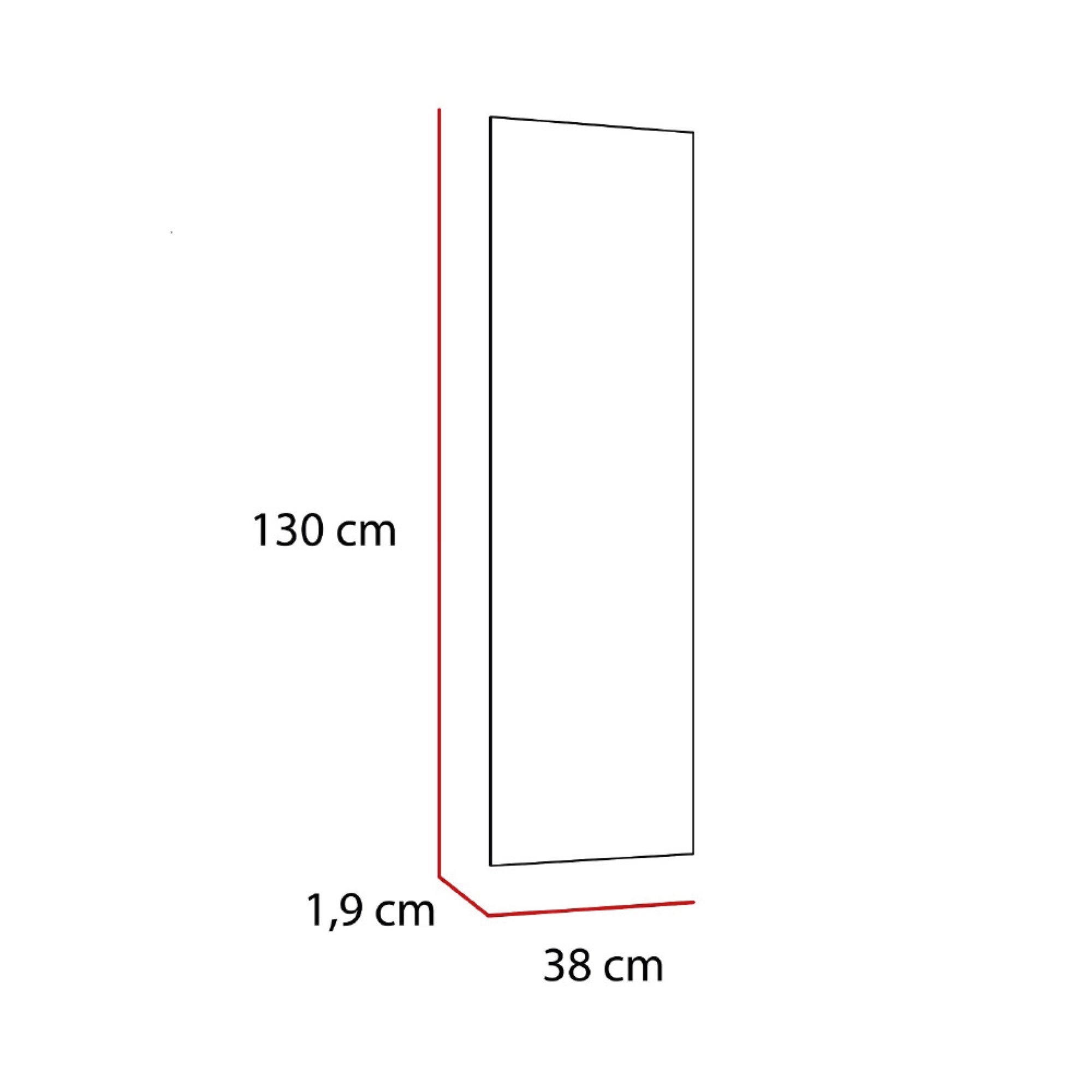 ESPEJO CUERPO COMPLETO 130X38 CM AMALFI - 8