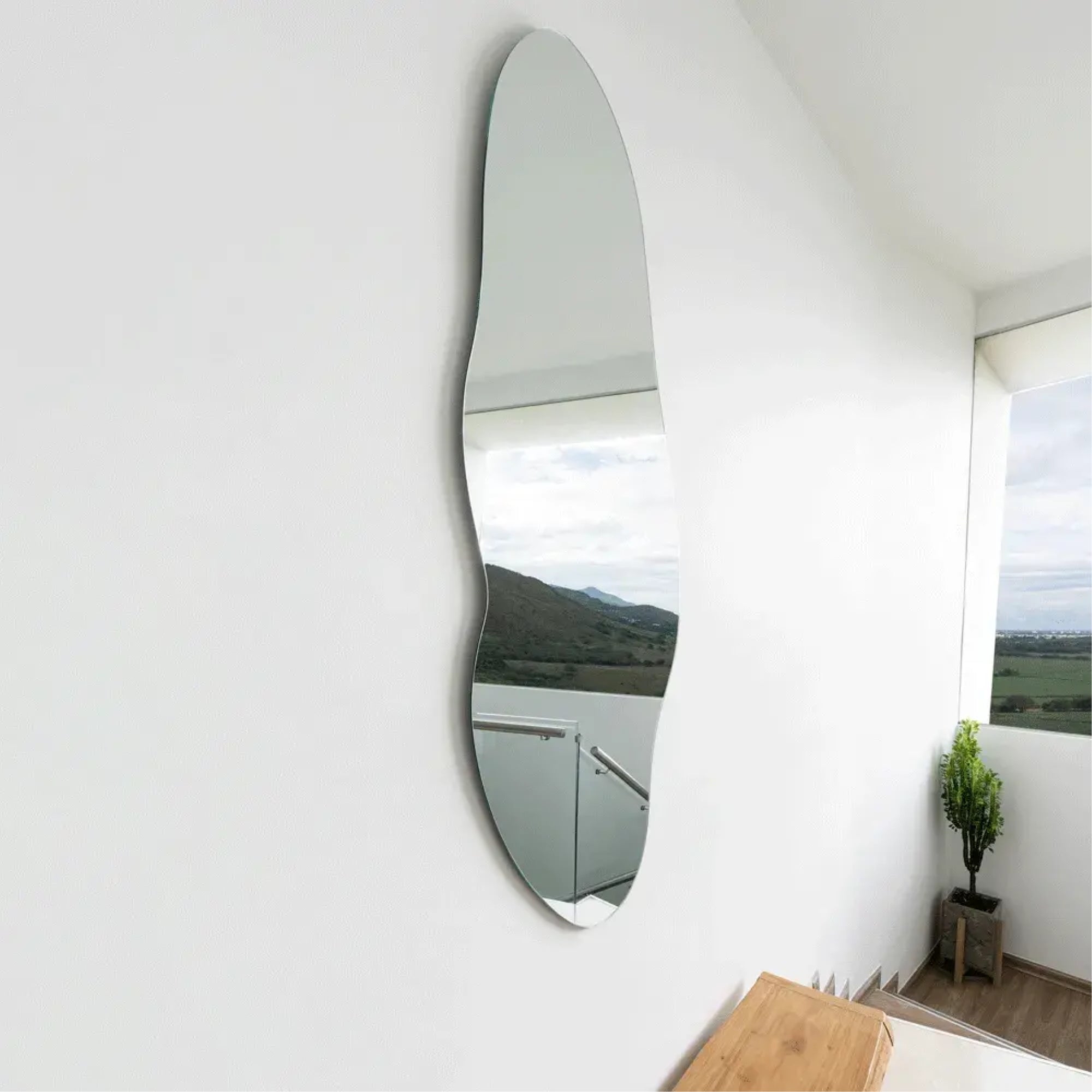 ESPEJO RREGULAR BLUE CUERPO COMPLETO 150X60 CM - 2