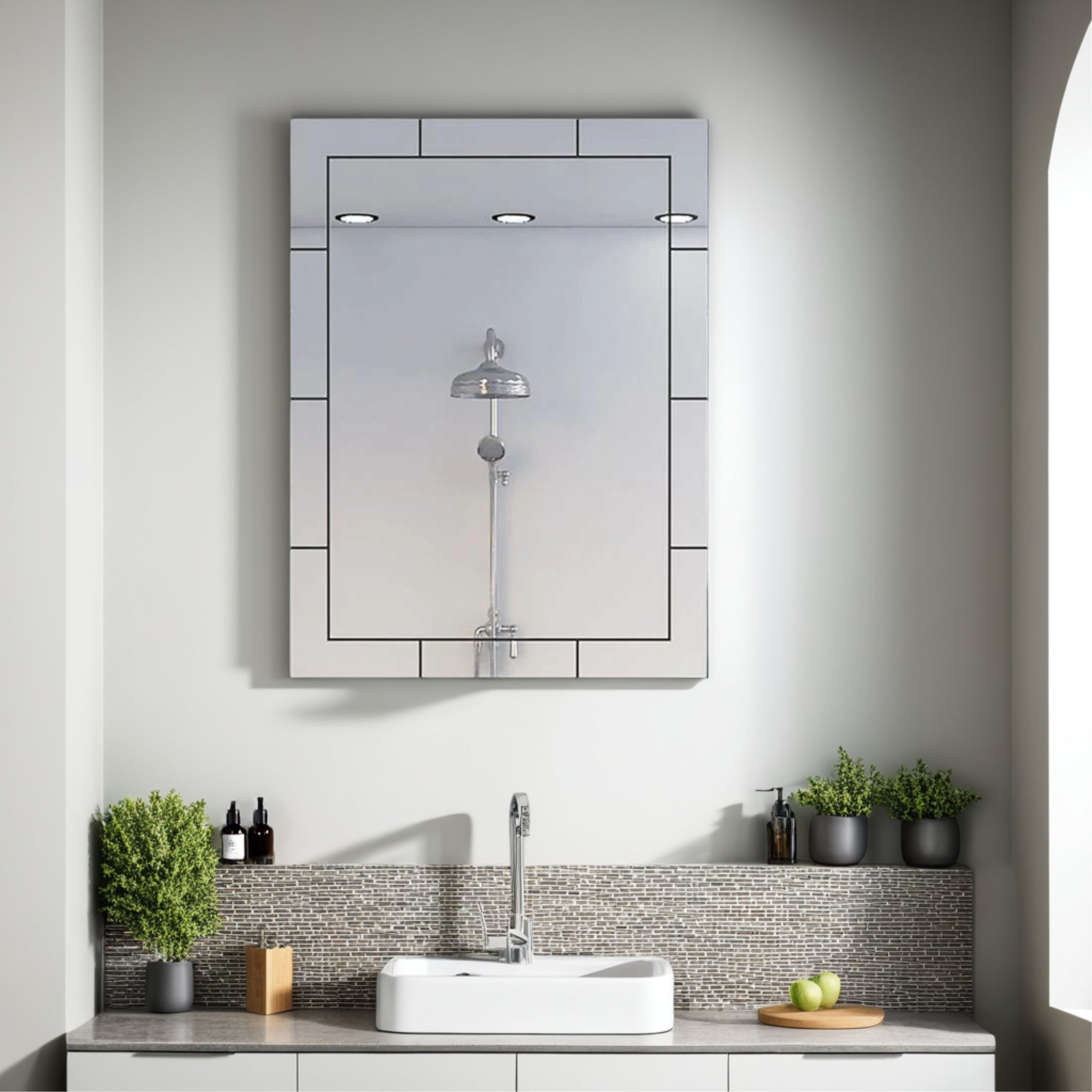 ESPEJO TURIN RECTANGULAR 71X53 CM - 1