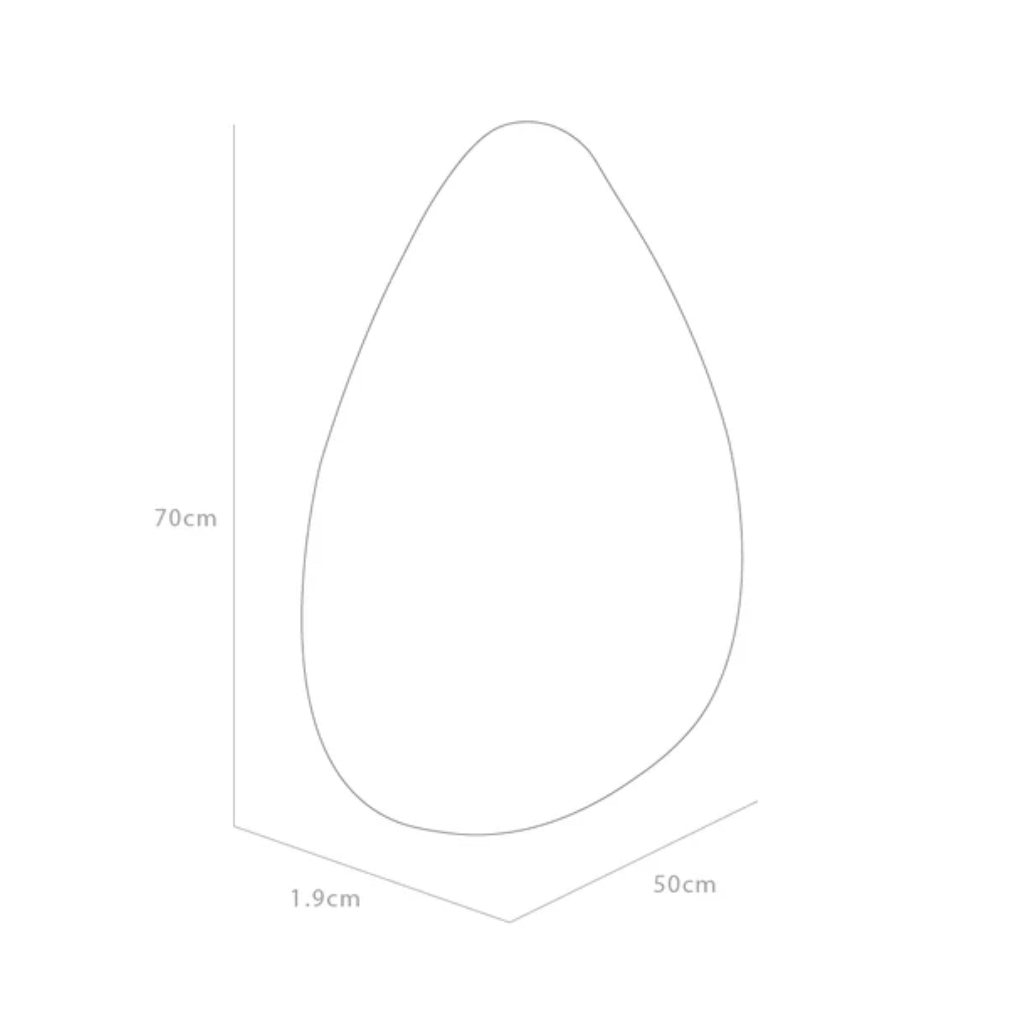 ESPEJO SAKURA DISEÑO FORMA GOTA 70X50X1,9 CM - 5