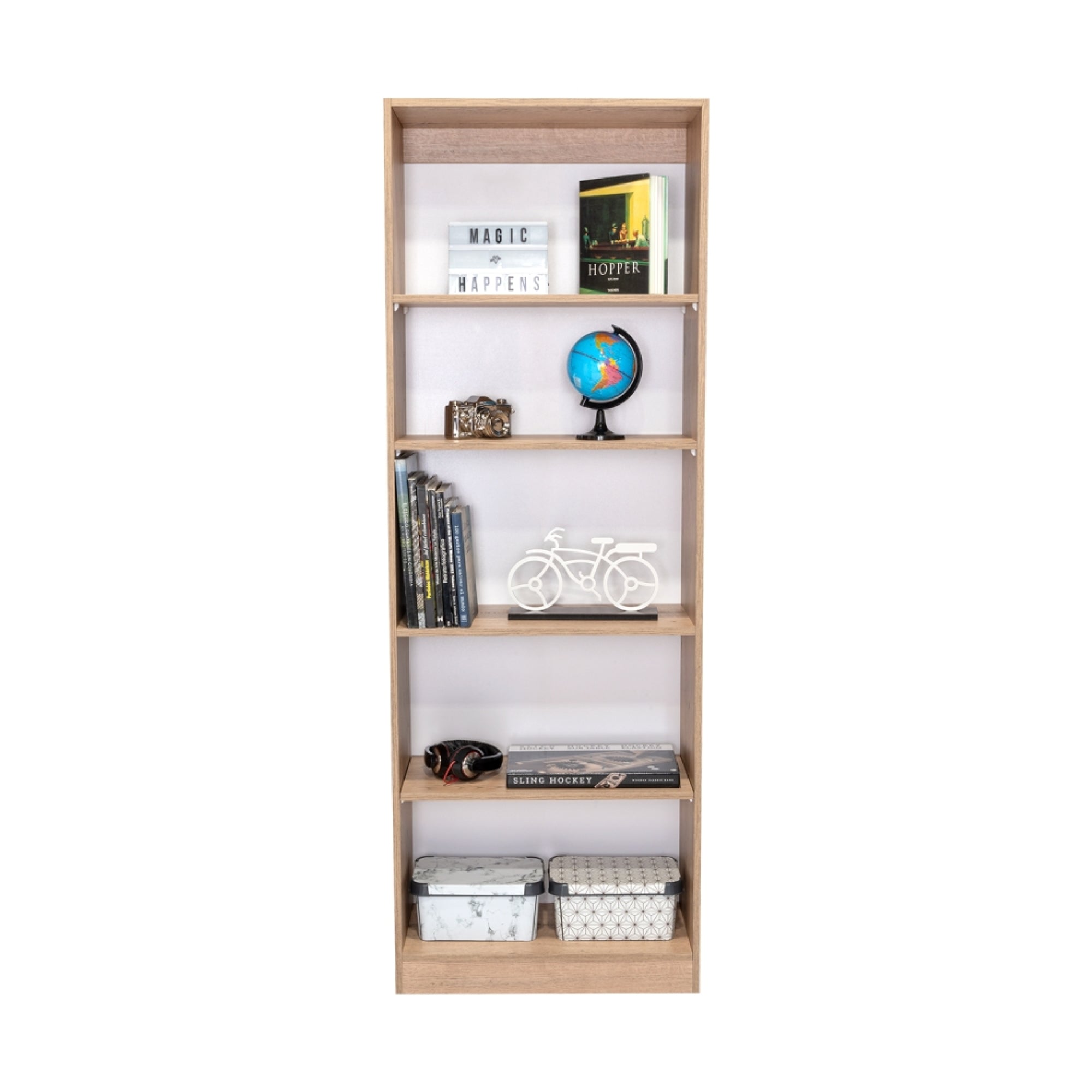 ESTANTE HOME-E M3 5 NIVELES MACADAMIA - 3
