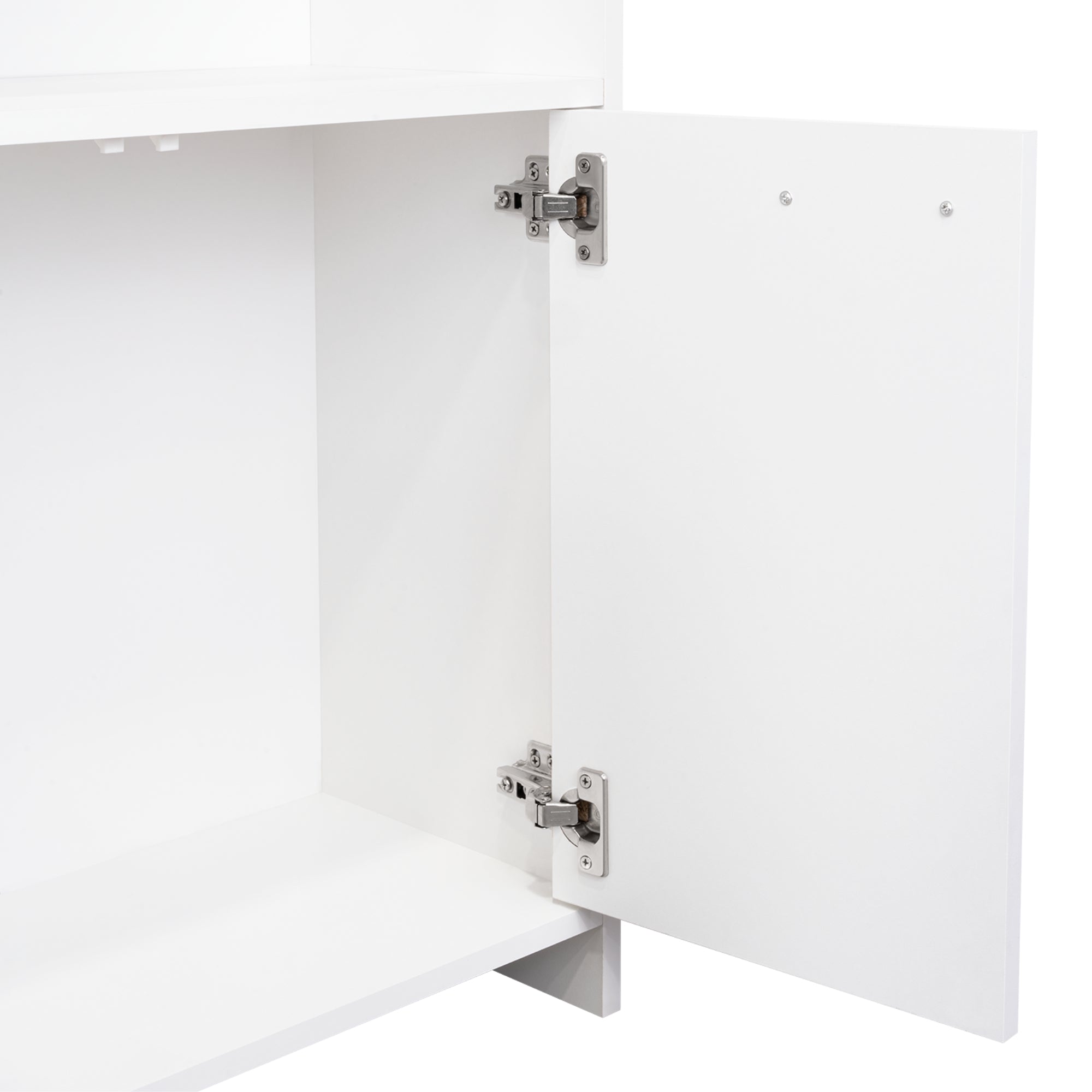 BIBLIOTECA LISA 180X63X26 CM 2 CON PUERTAS BLANCO - 8