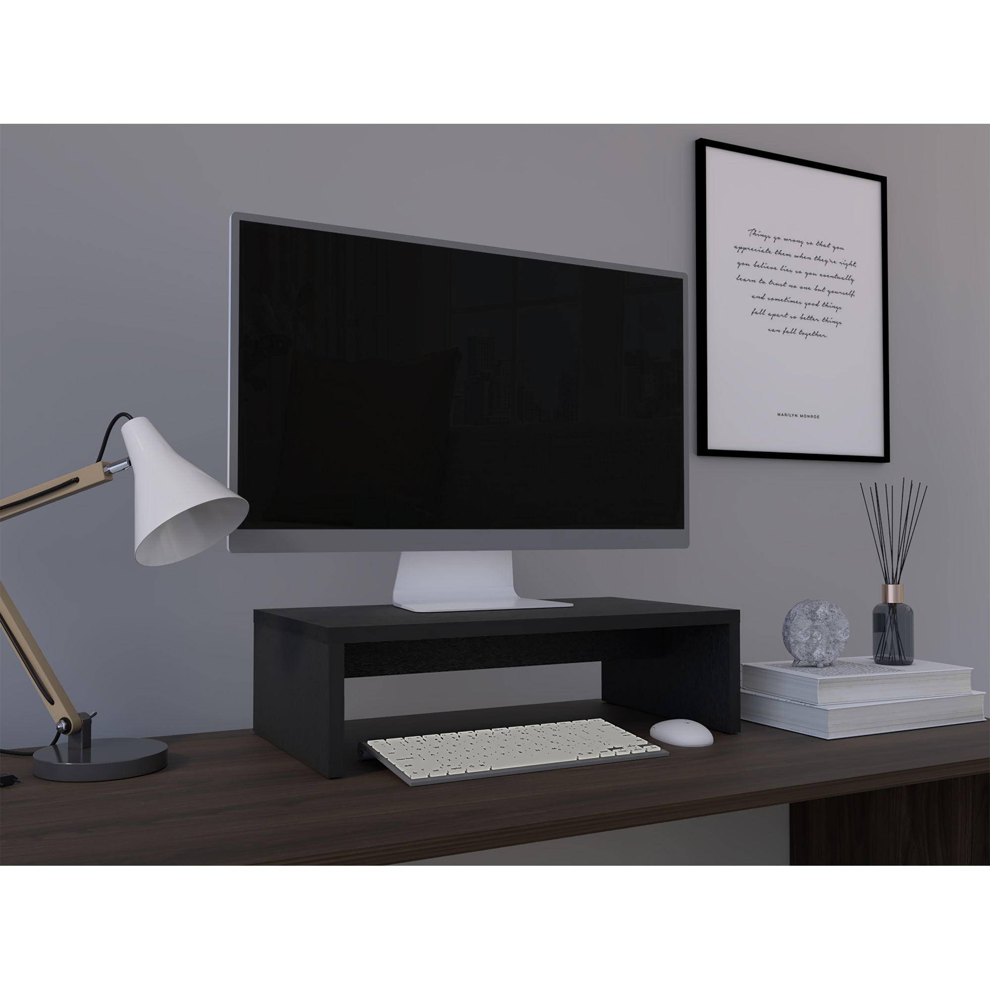 BASE SOPORTE PARA MONITOR WENGUE 1 REPISA - 4