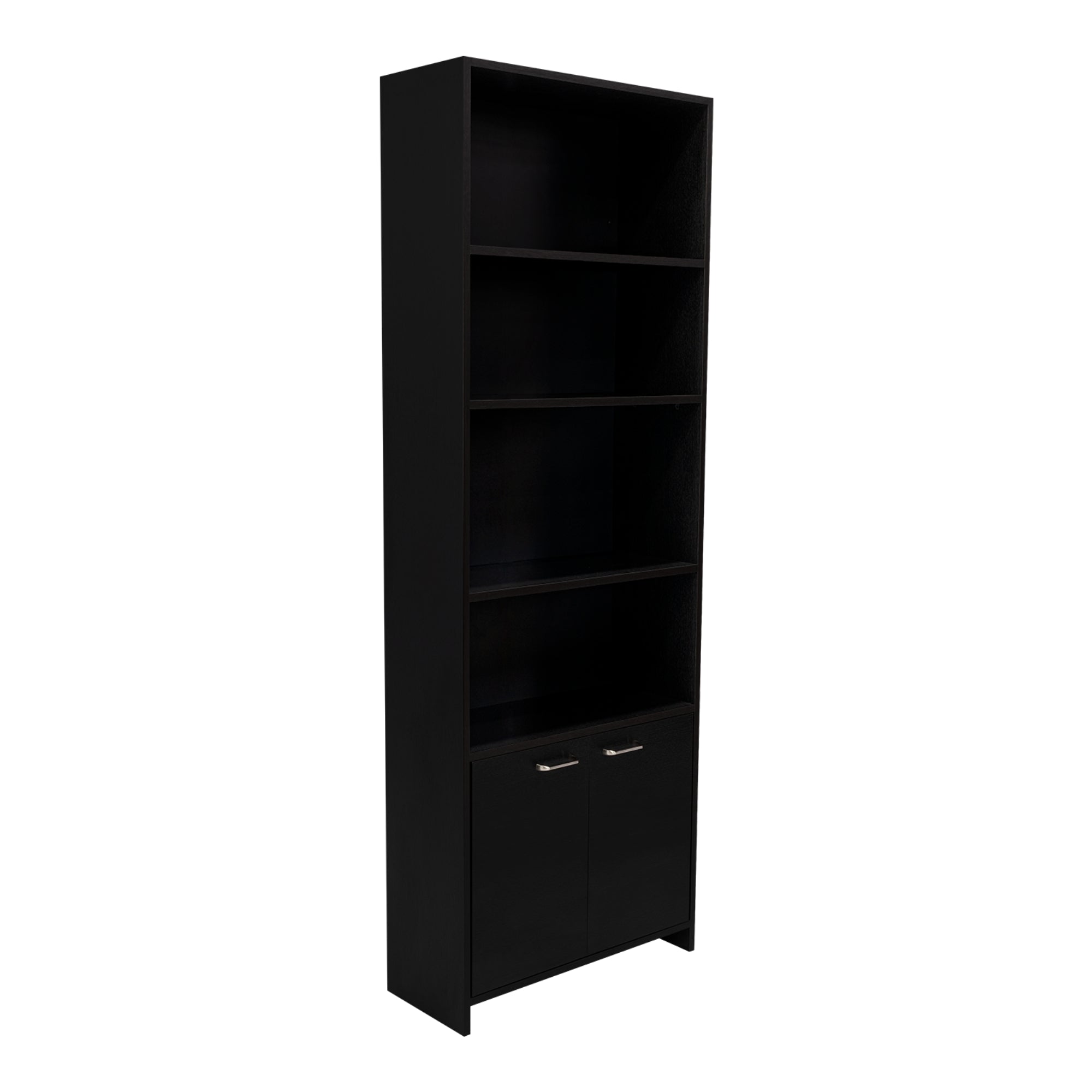 BIBLIOTECA LISA 180X63X26 CM 2 CON PUERTAS WENGUE - 3