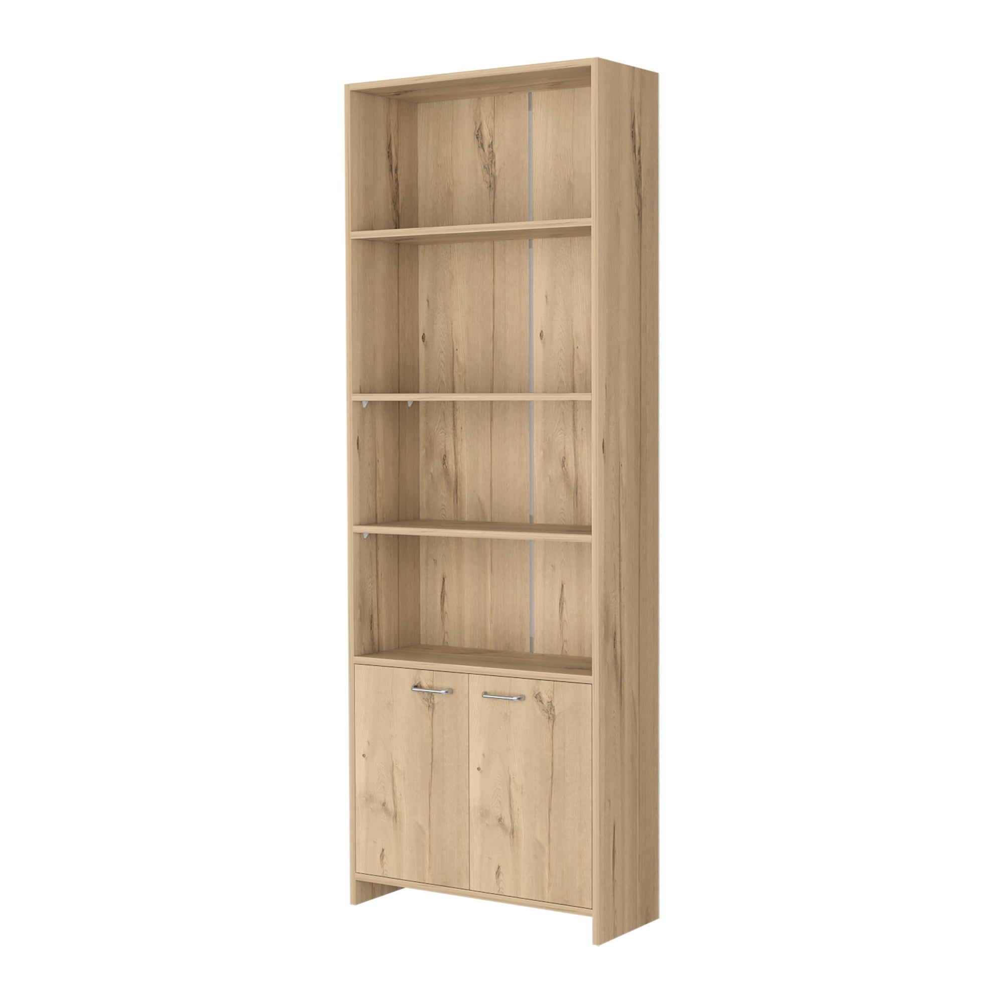 BIBLIOTECA LISA 180X63X26 CM 2 CON PUERTAS DUNA - 3