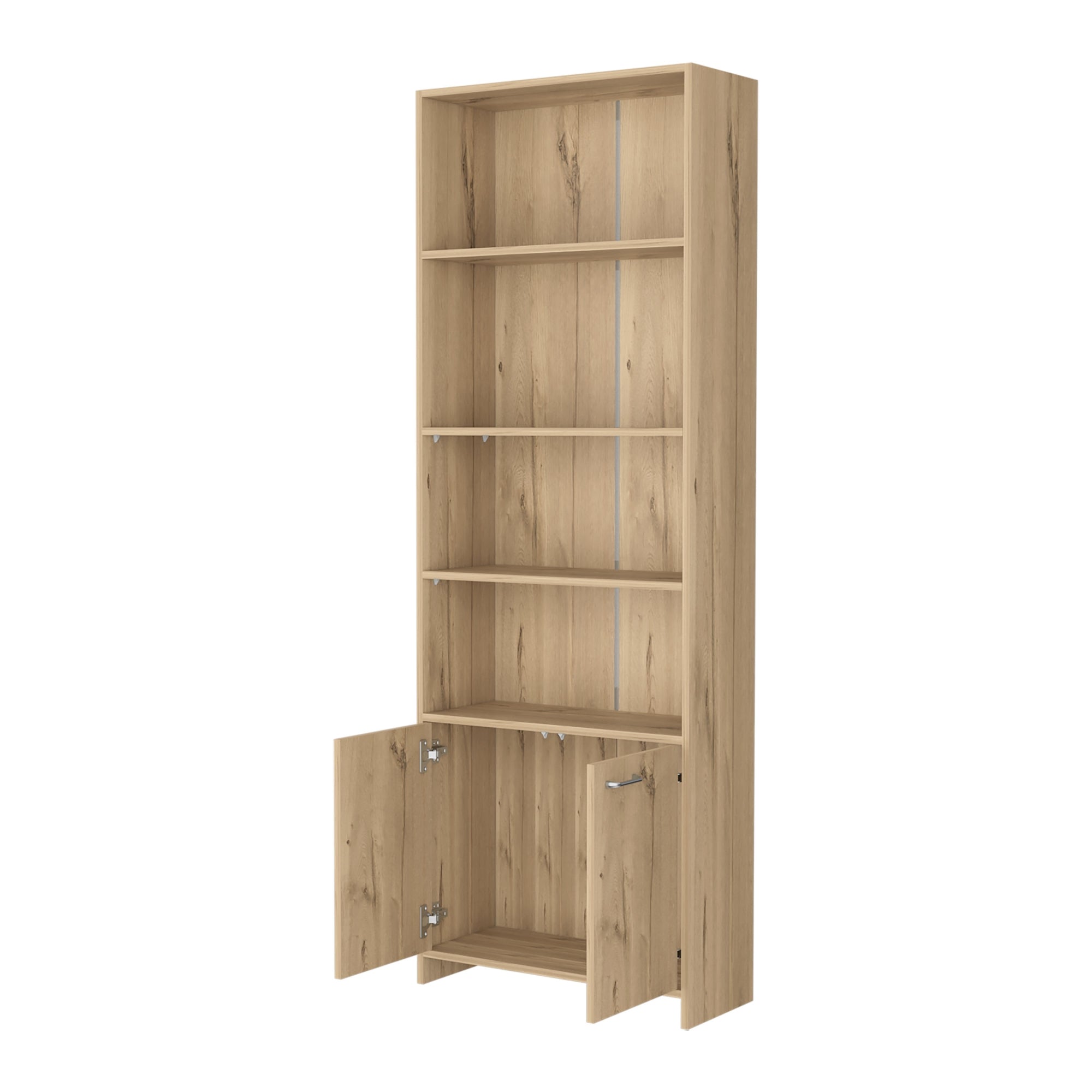 BIBLIOTECA LISA 180X63X26 CM 2 CON PUERTAS DUNA - 4