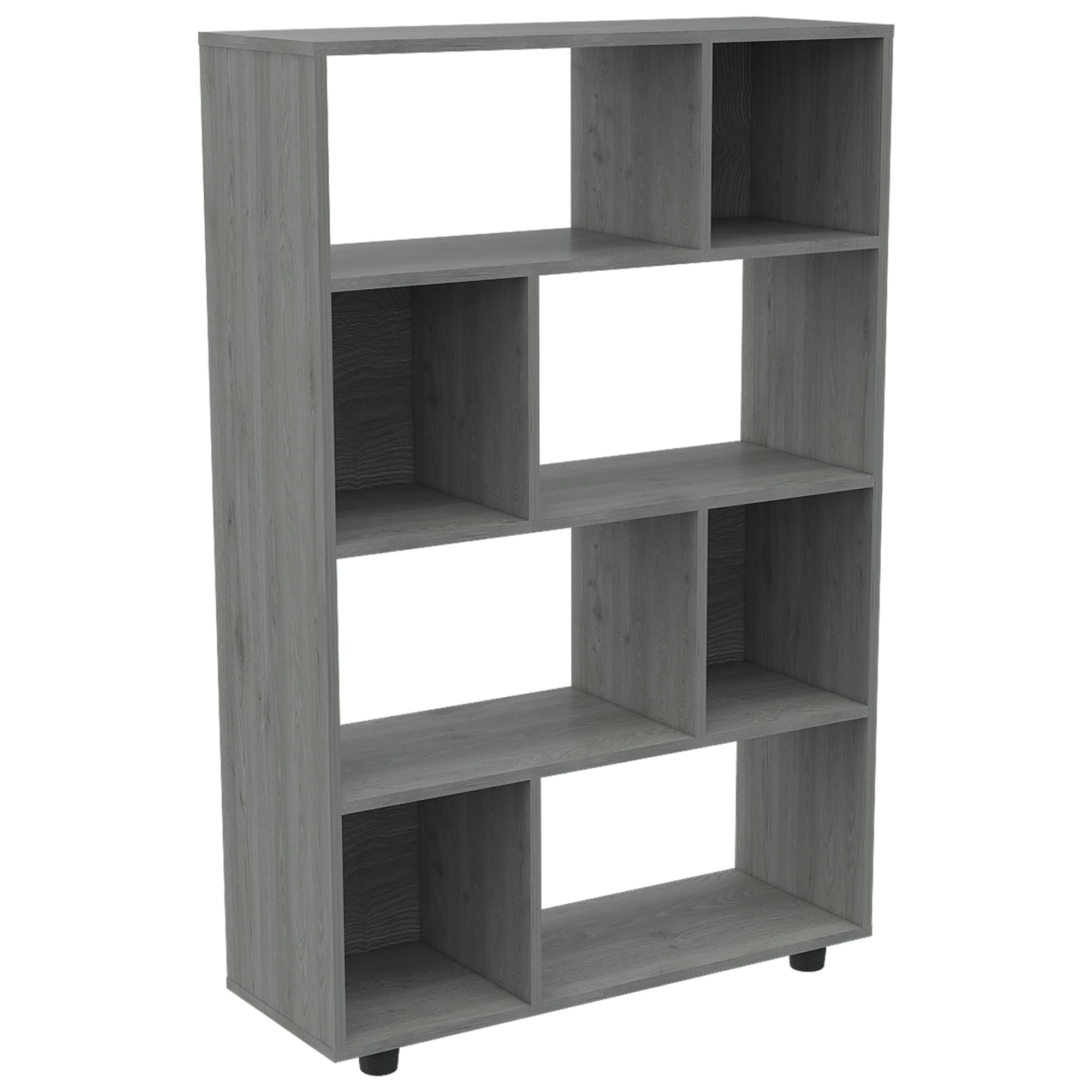 BIBLIOTECA OFFICE W-80 CENIZA 122X80X28 CM - 3