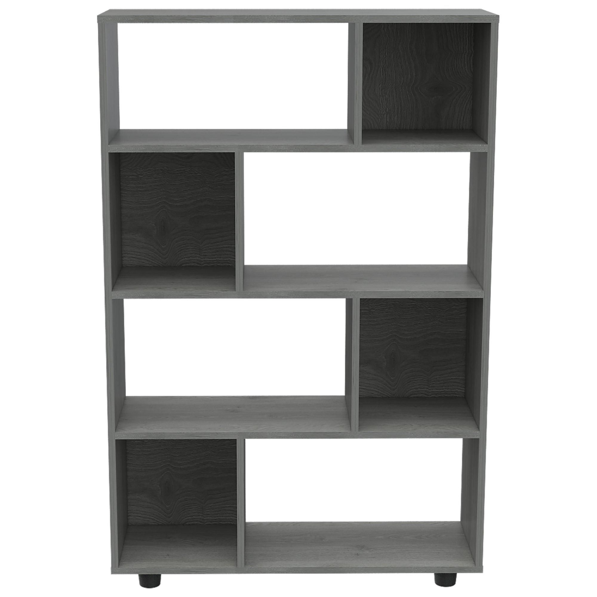 BIBLIOTECA OFFICE W-80 CENIZA 122X80X28 CM - 4