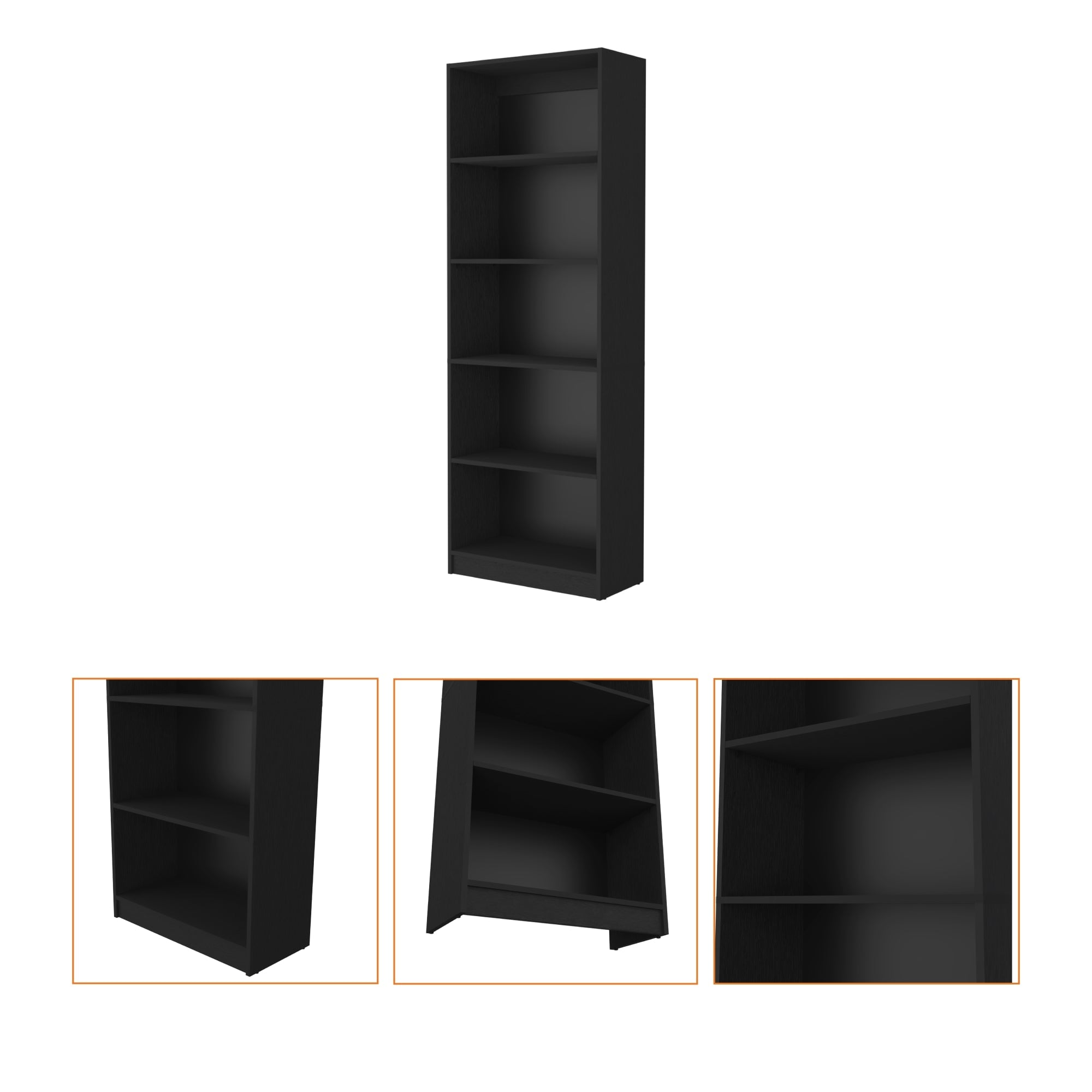 ESTANTE HOME-E M3 5 NIVELES WENGUE - 1