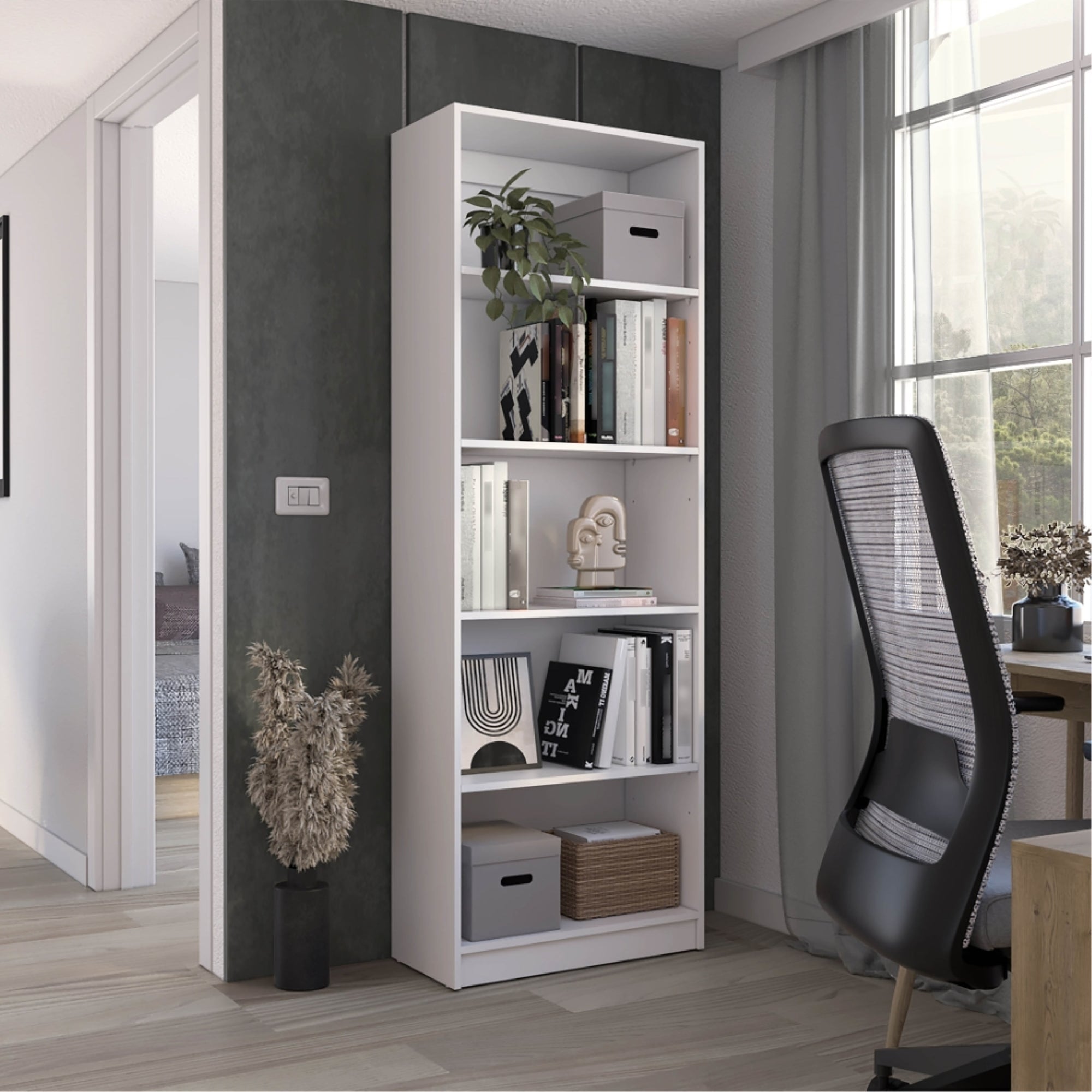 ESTANTE HOME-E M3 5 NIVELES BLANCO - 5