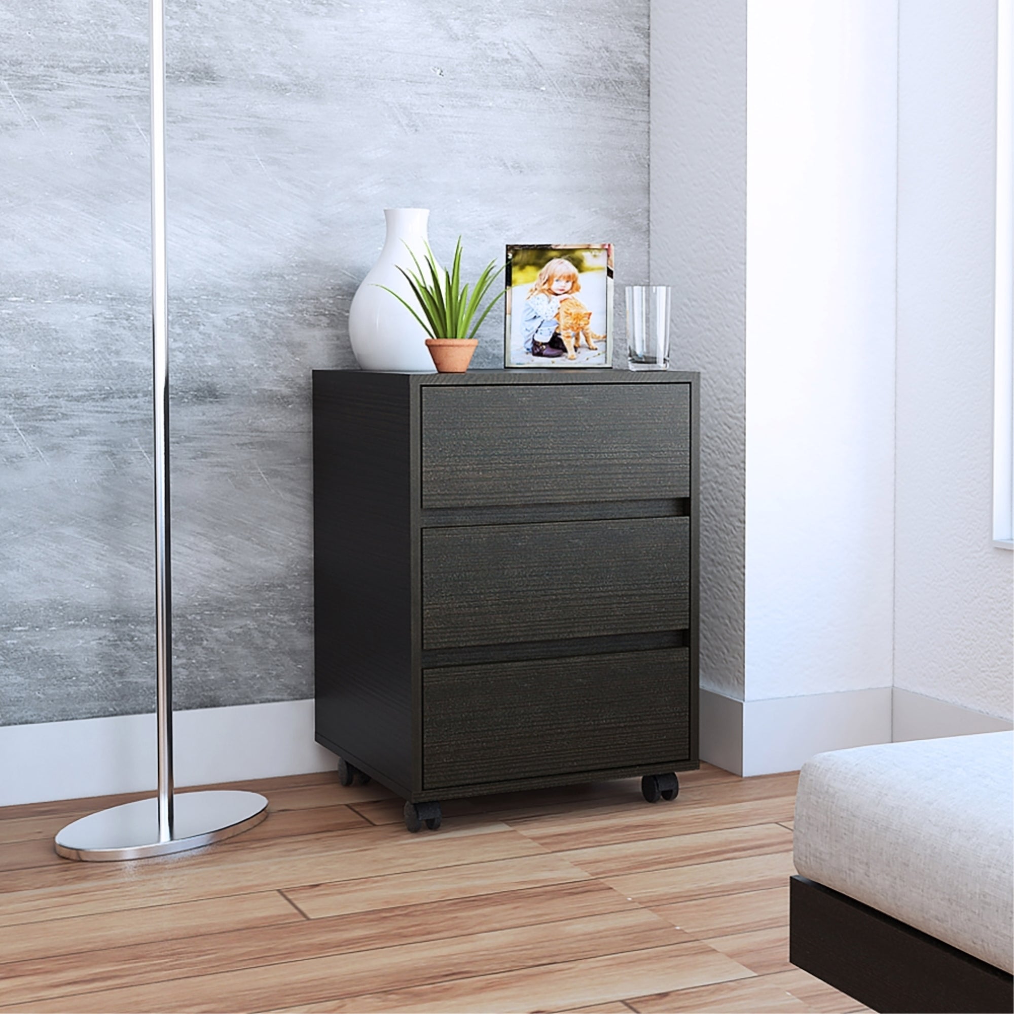 CAJONERA OFFICE 3 CAJONES WENGUE - 5