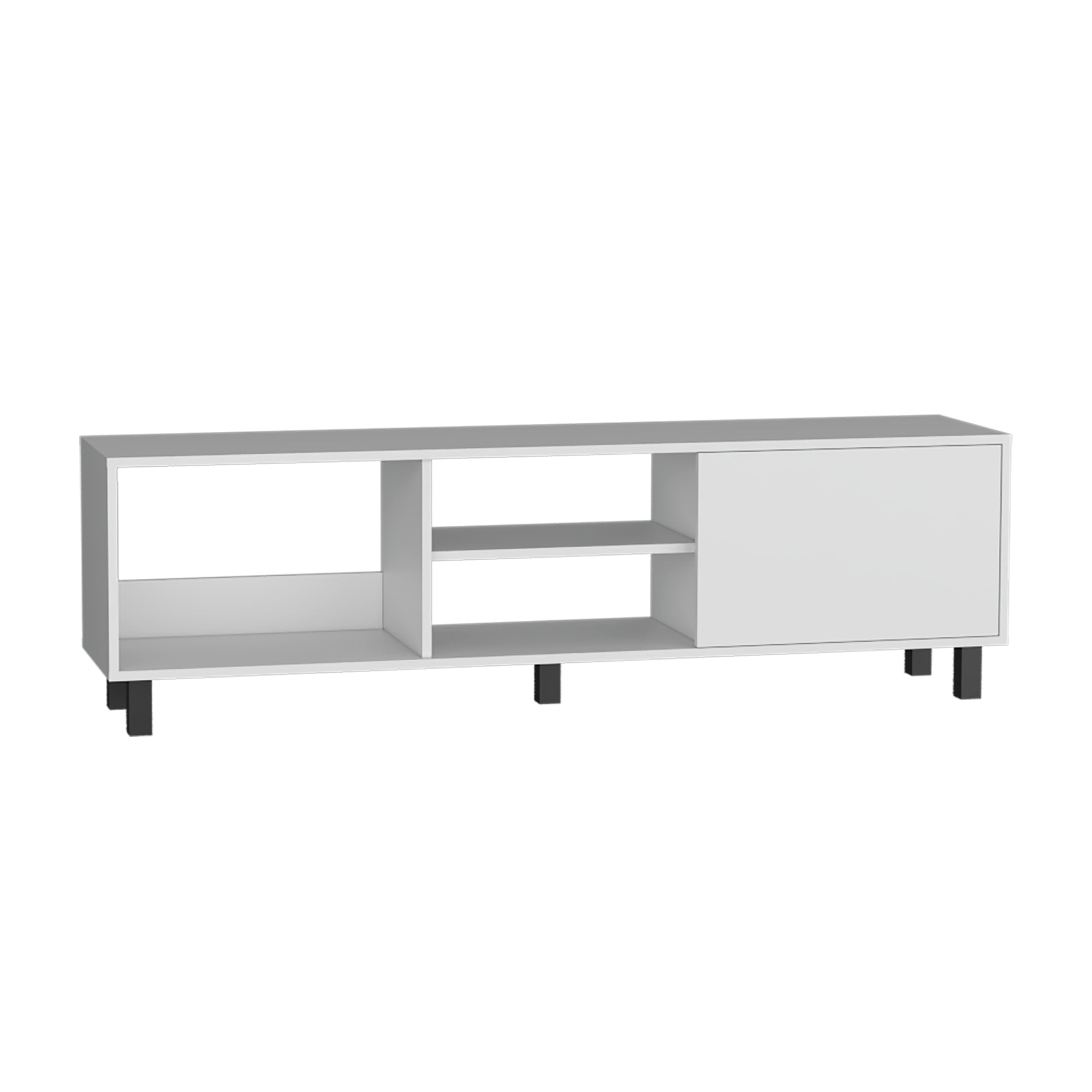 RACK TV 65' TUNEZ 1 PUERTA BLANCO 47,5X160X35 CM - 3